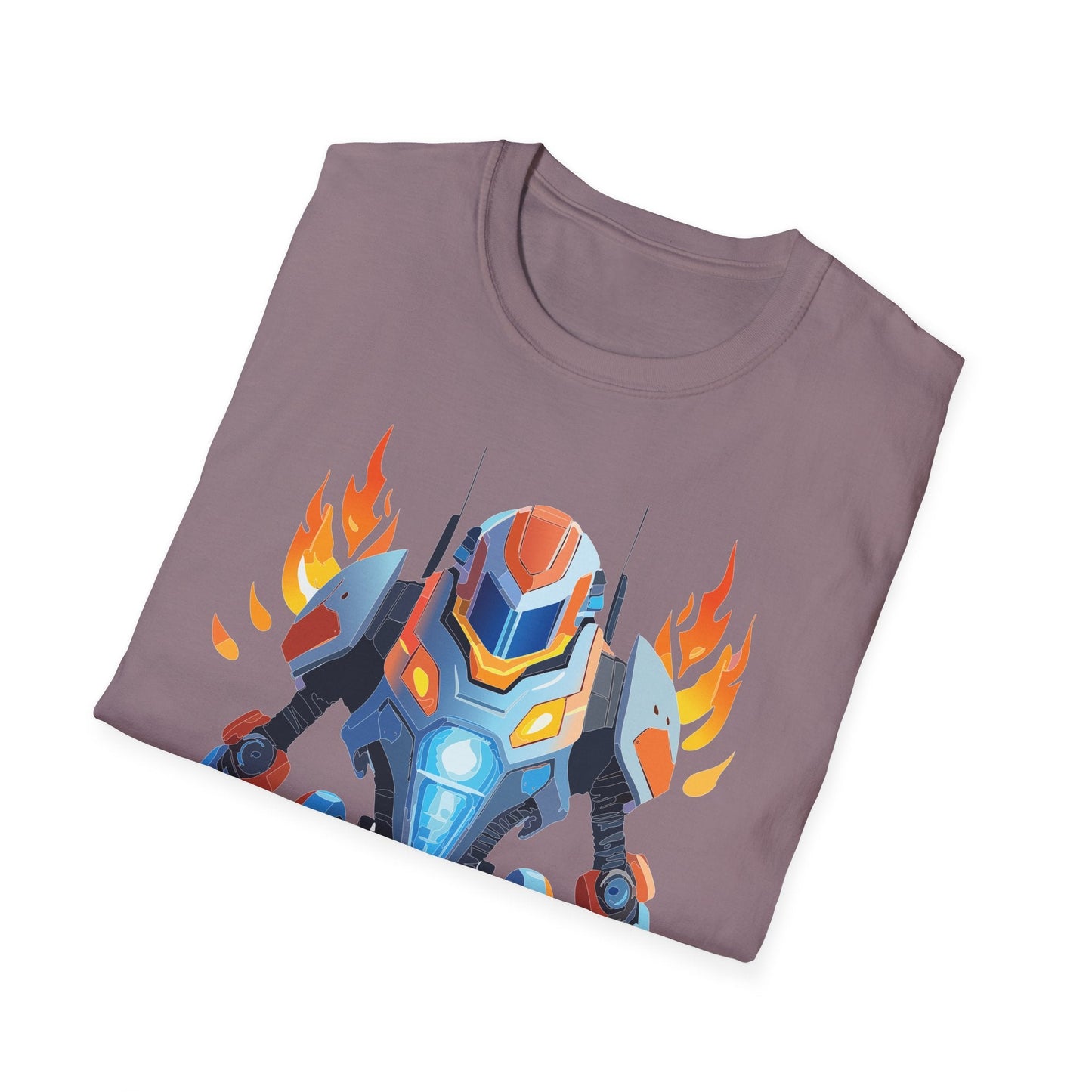 Cyborg Tee Unisex Robot Shirt Terminator Shirt Art Design Gildan Softstyle 64000 Cotton Tee