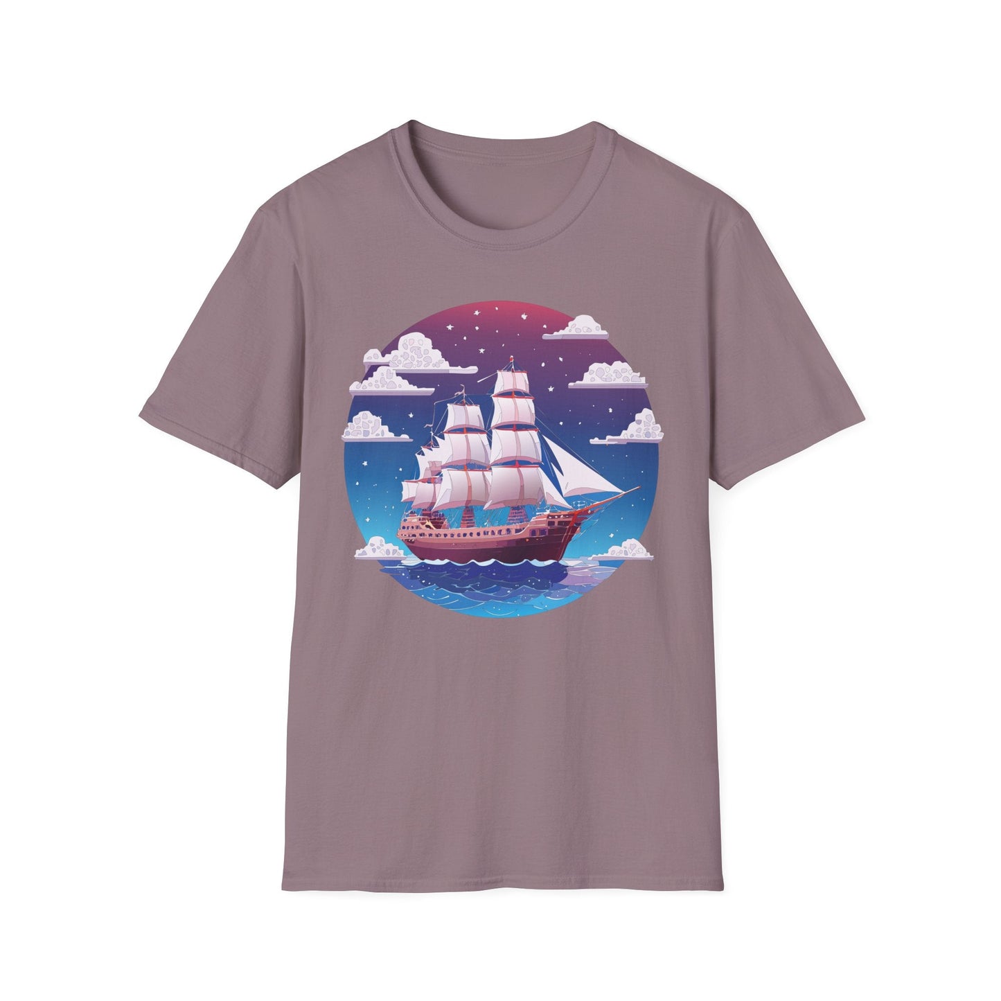 Ship T Shirt Frigate T Shirt Vessel Tee Shirt Unisex Softstyle 100 Percent Ring Spun Cotton