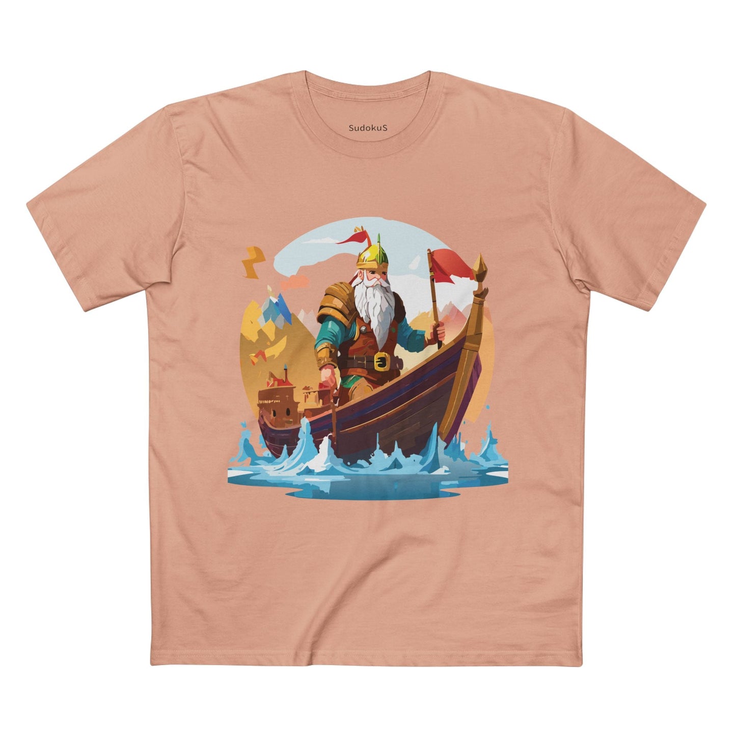 Viking Graphic Unisex 100 Cotton Staple Tee 1