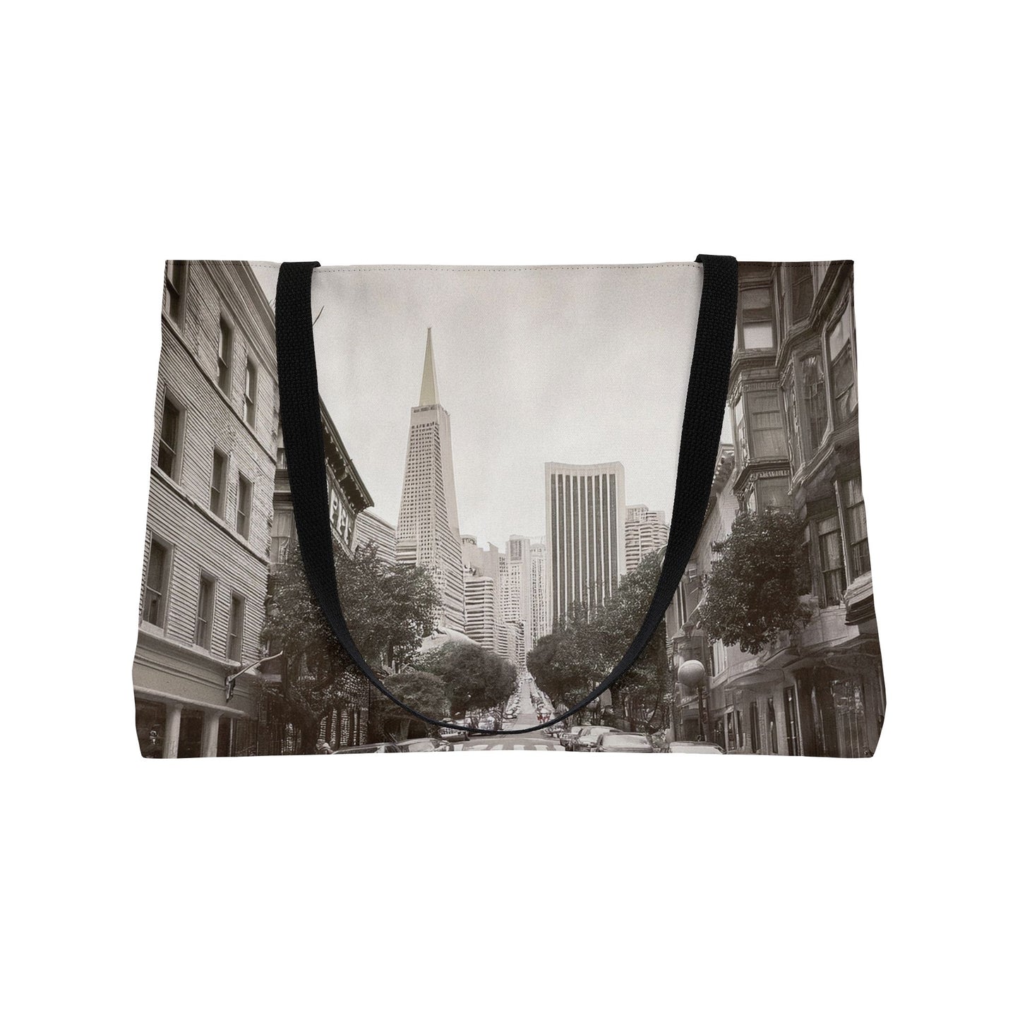 San Francisco Print Bag High-Quality 100% Spun Poly 24x13 Canvas Art Bag C-13