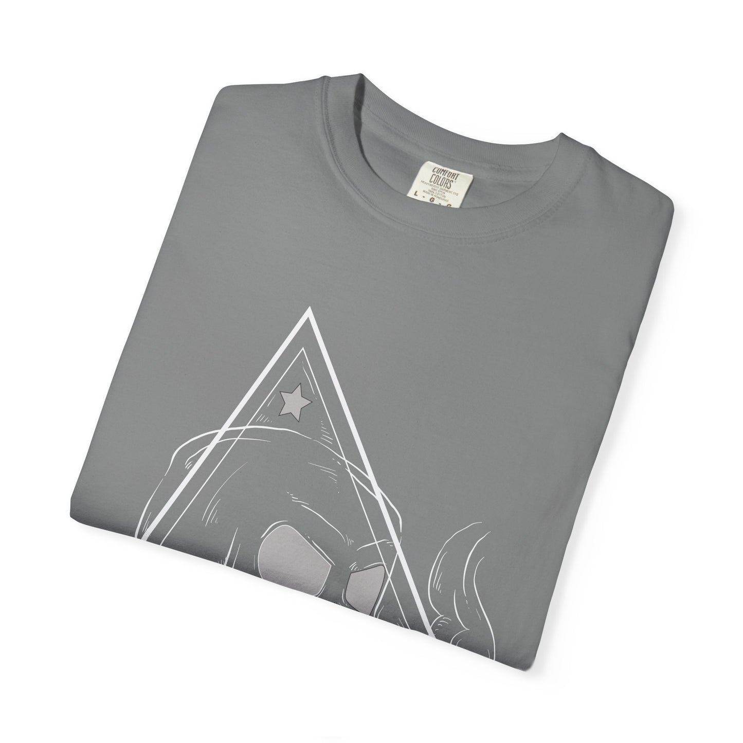 Camiseta unisex de algodón con calavera 