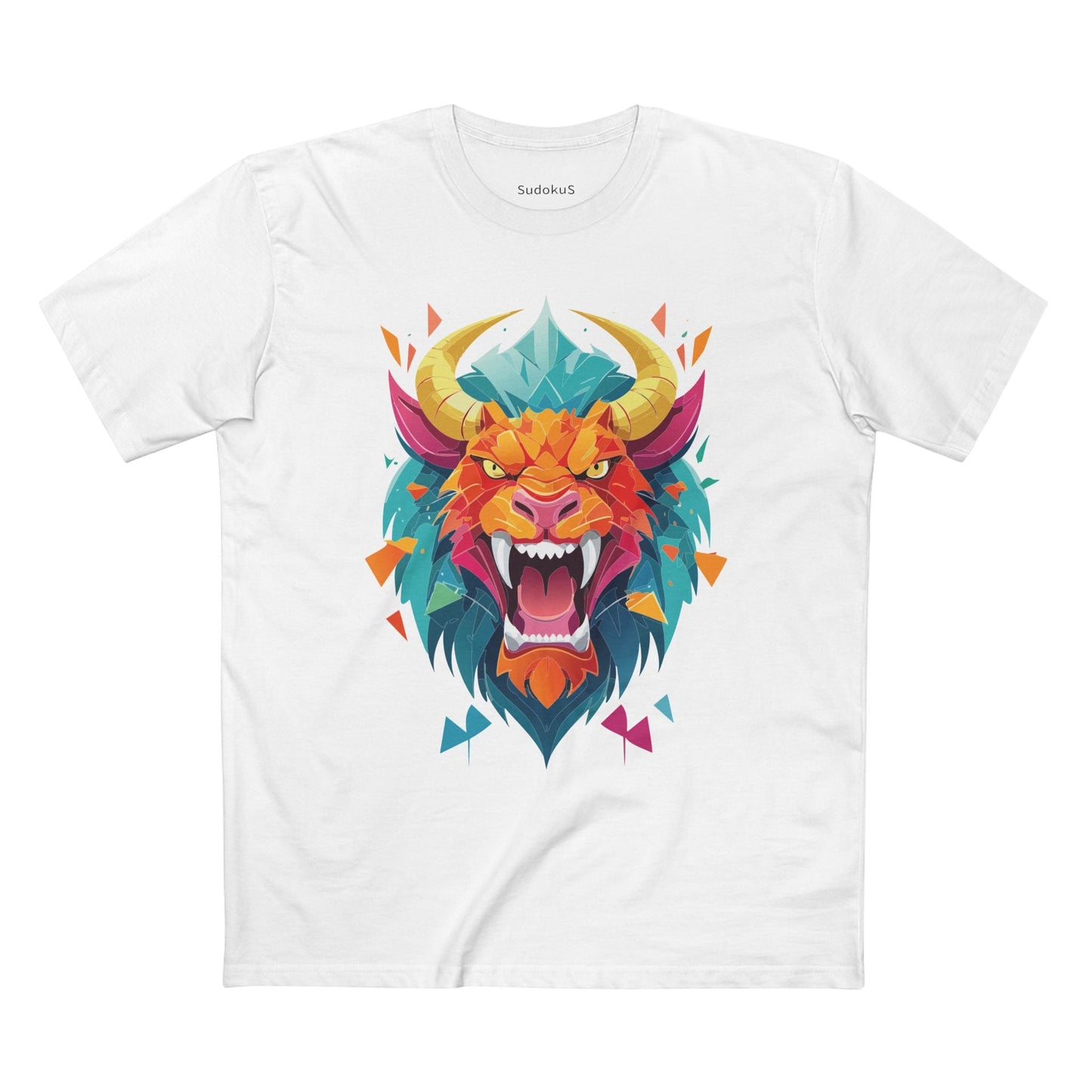 Cartoon Monsters Graphic Unisex 100 Cotton Staple Tee 16