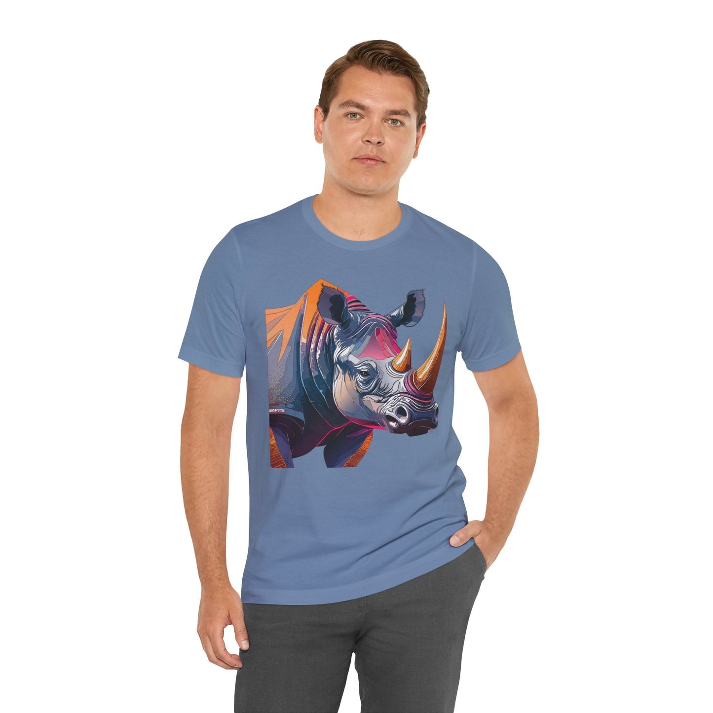 Unisex Animal Print Tee Shirt Featuring Wild Animals Art Design For Everyday Wear