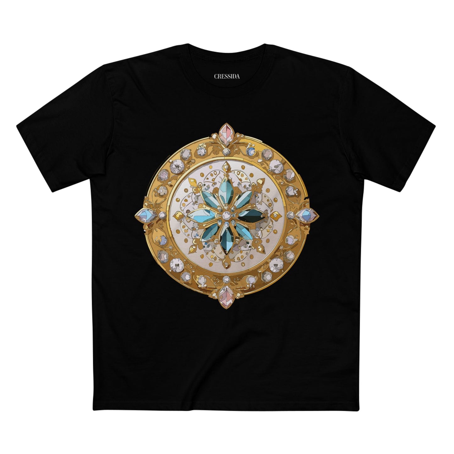 Medallion Graphic T-Shirt Unisex 100 Cotton With Gold Art Design Medal Tee 10