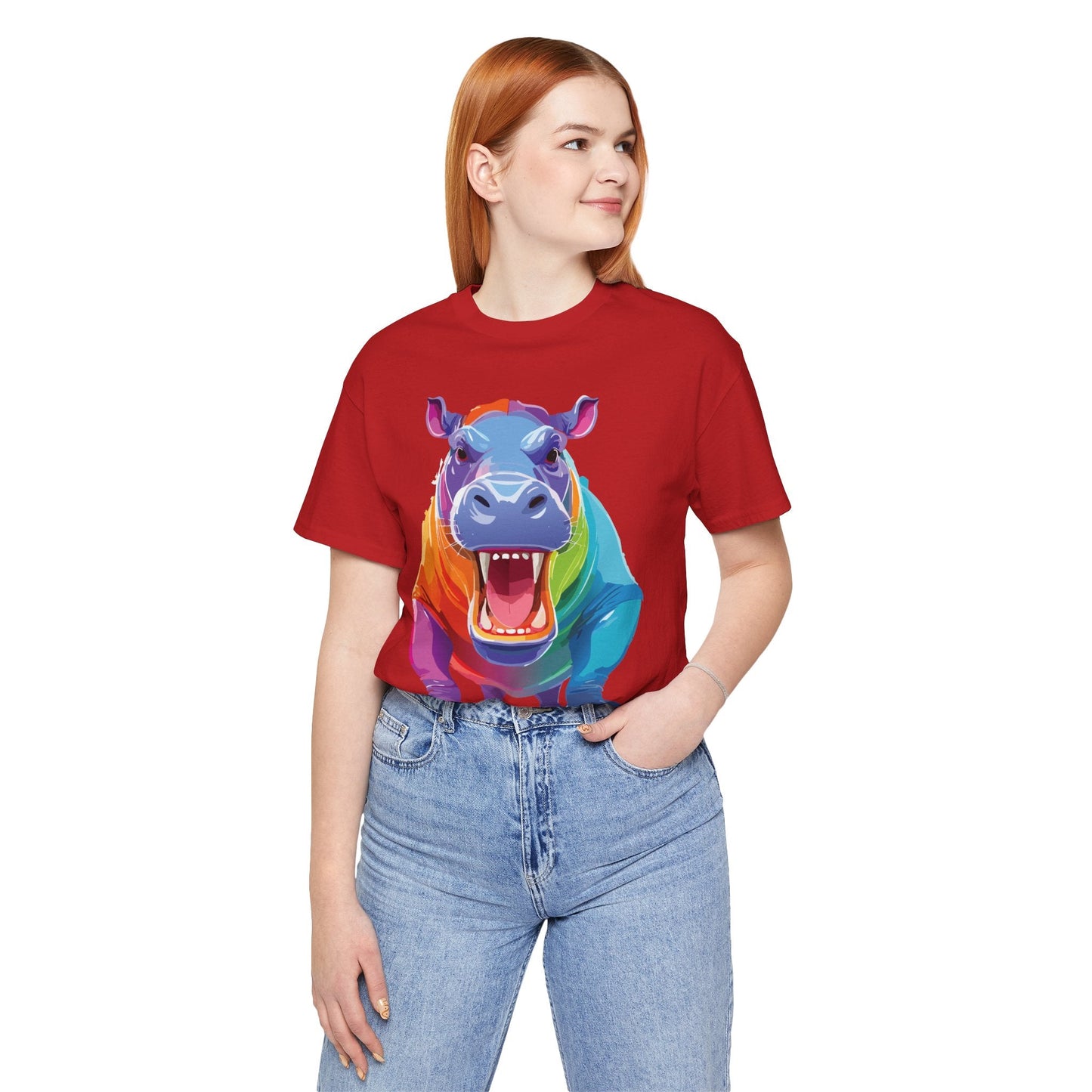 Unisex Animal Tee Shirt With Art Design Wild Animals Graphic Tee For Men Women All Sizes