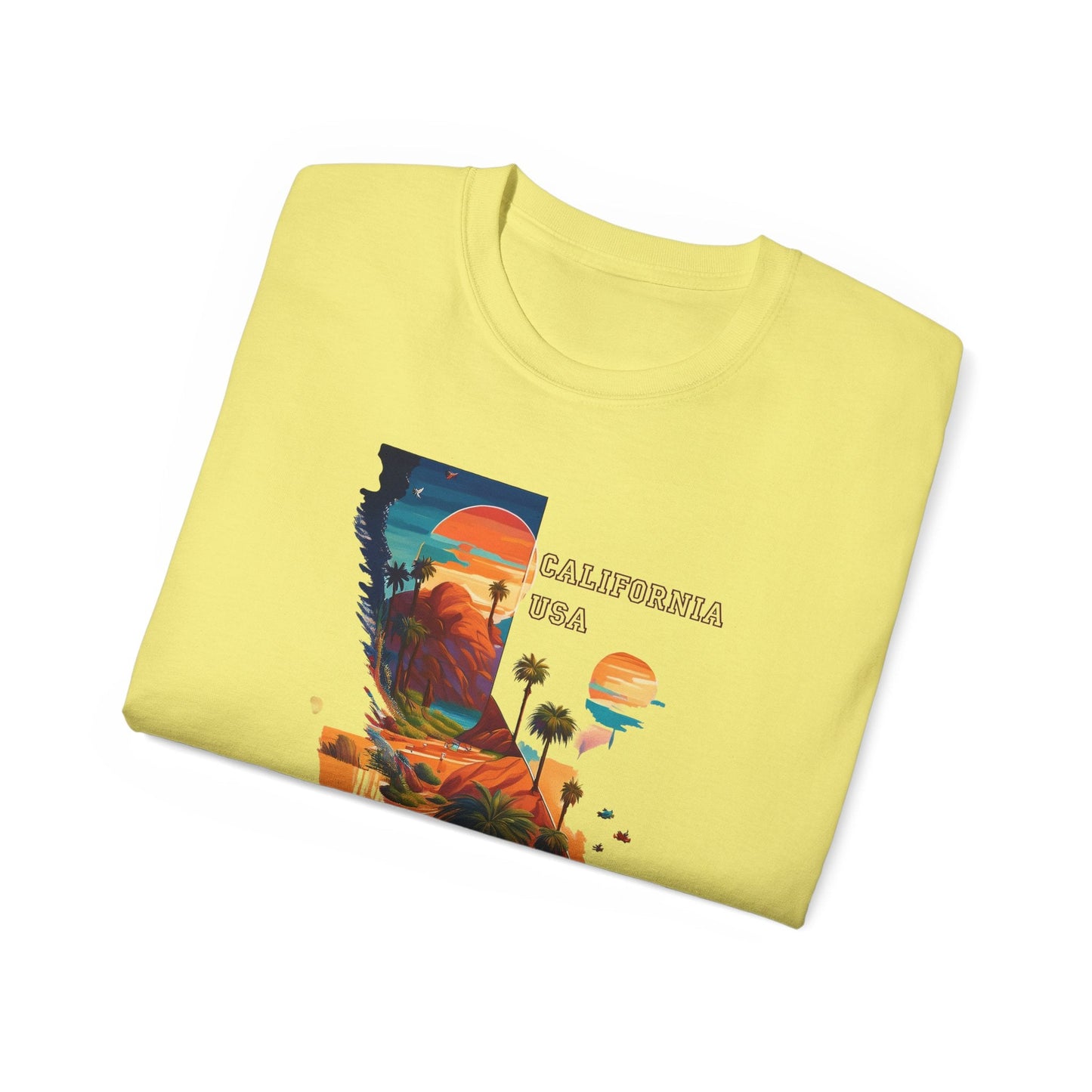 California Graphic Unisex Cotton T‑Shirt 2