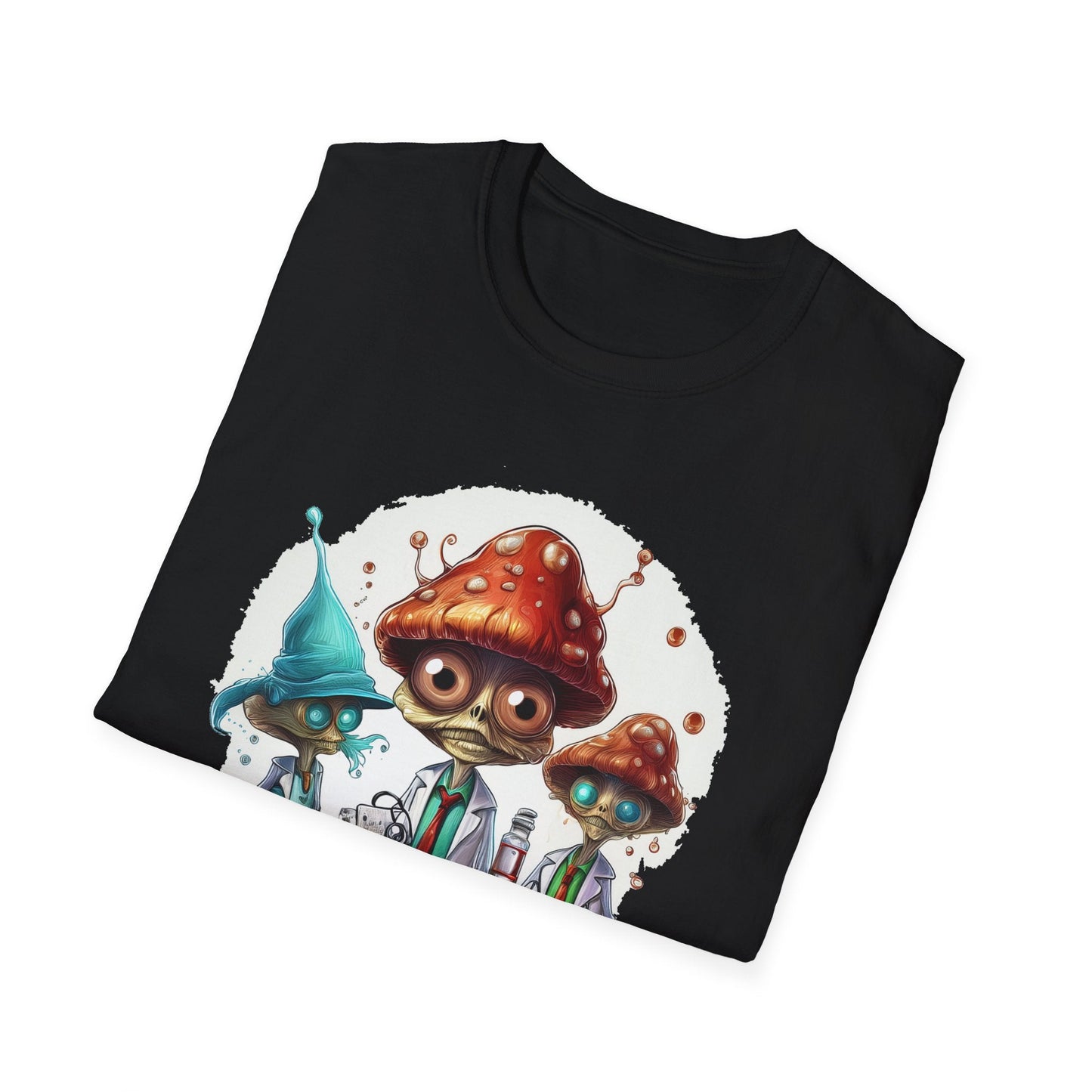 Mashroom Tee Shirt Unisex Funny Mashroom Design Cotton Tee Gildan Softstyle 64000