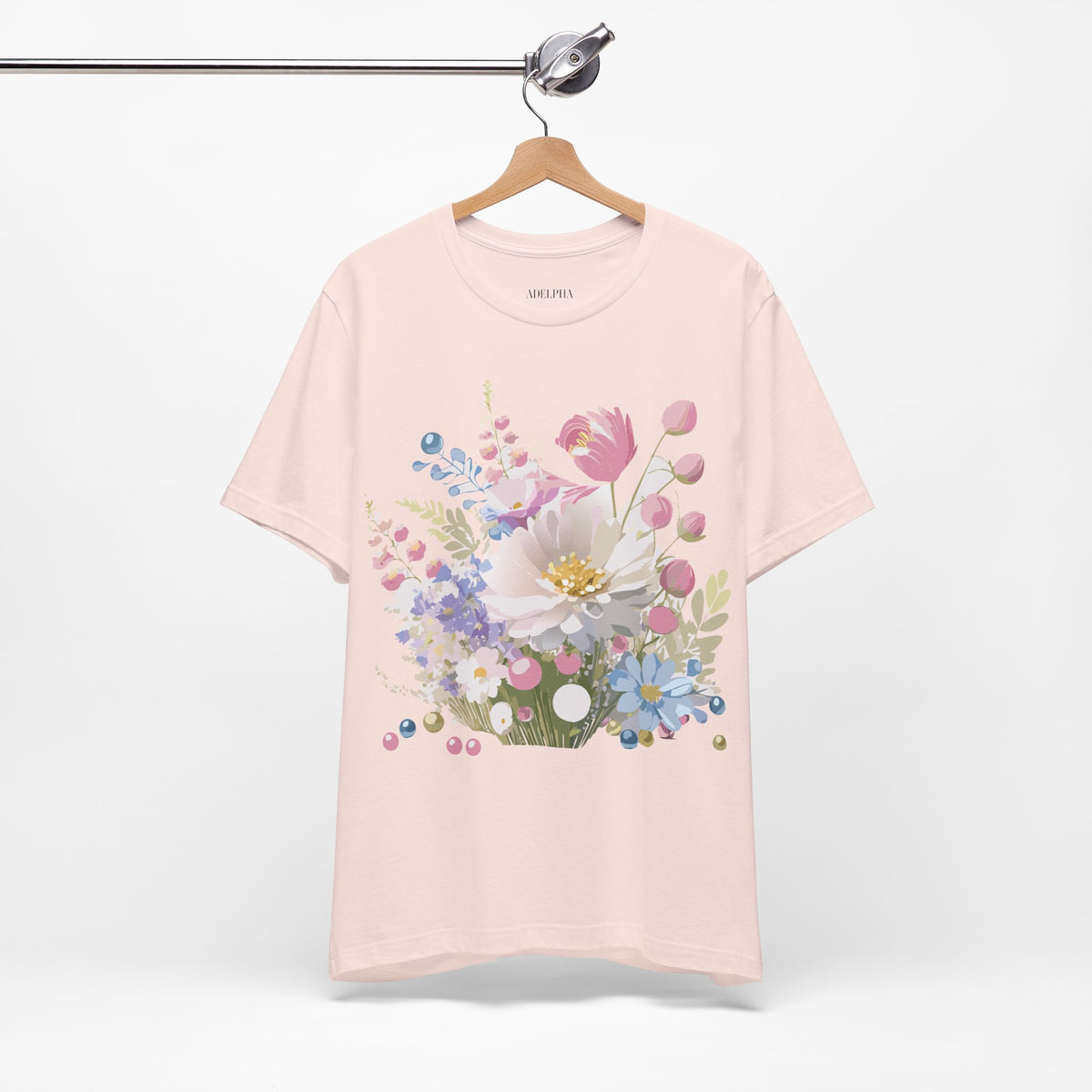 Floral Graphic Tee Shirt - Bella+Canvas Unisex 100 Cotton 26