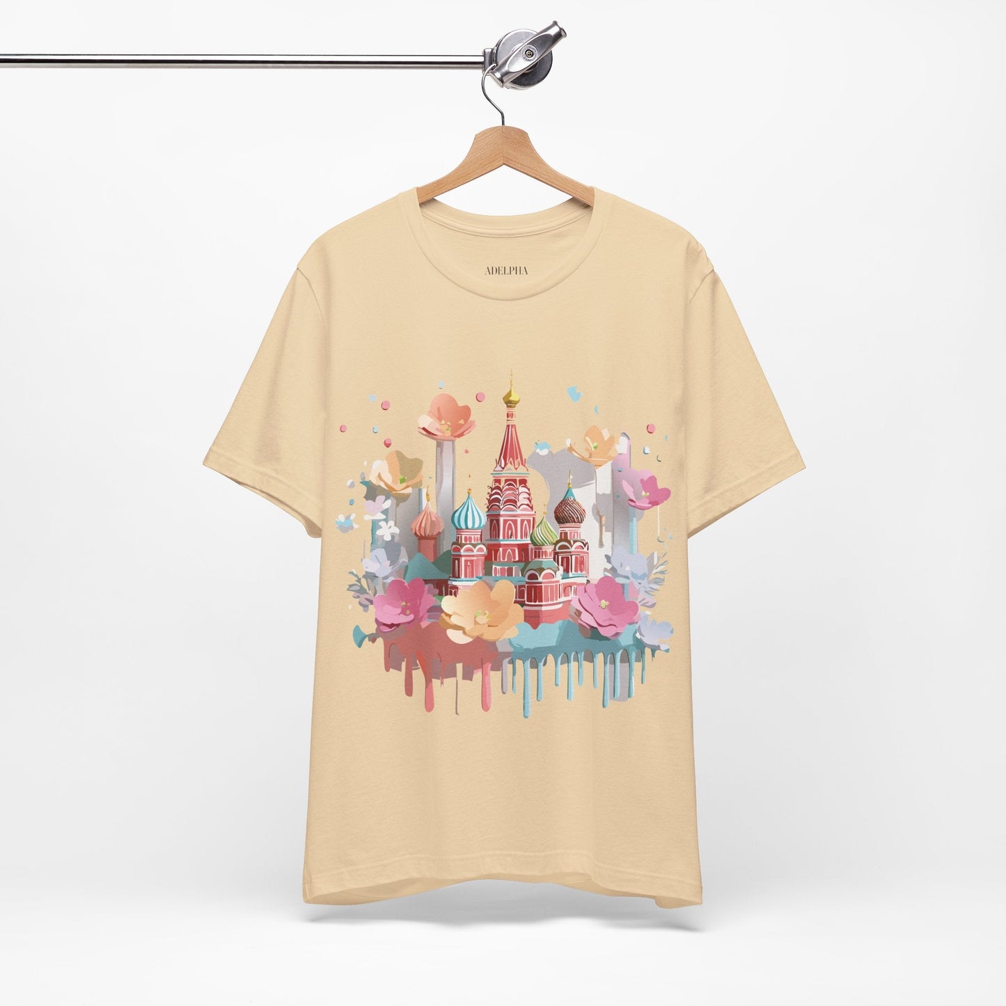 Unisex Graphic Tee From Adelpha Moscow Themed Tourist Shirt Vintage Inspired Art
