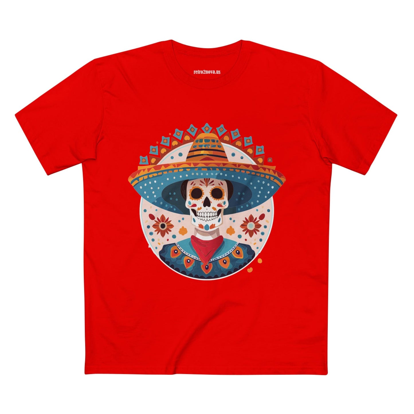 Skull Graphic Tee Unisex Premium Cotton Staple Tee With Original Art Design By Retro2Nova