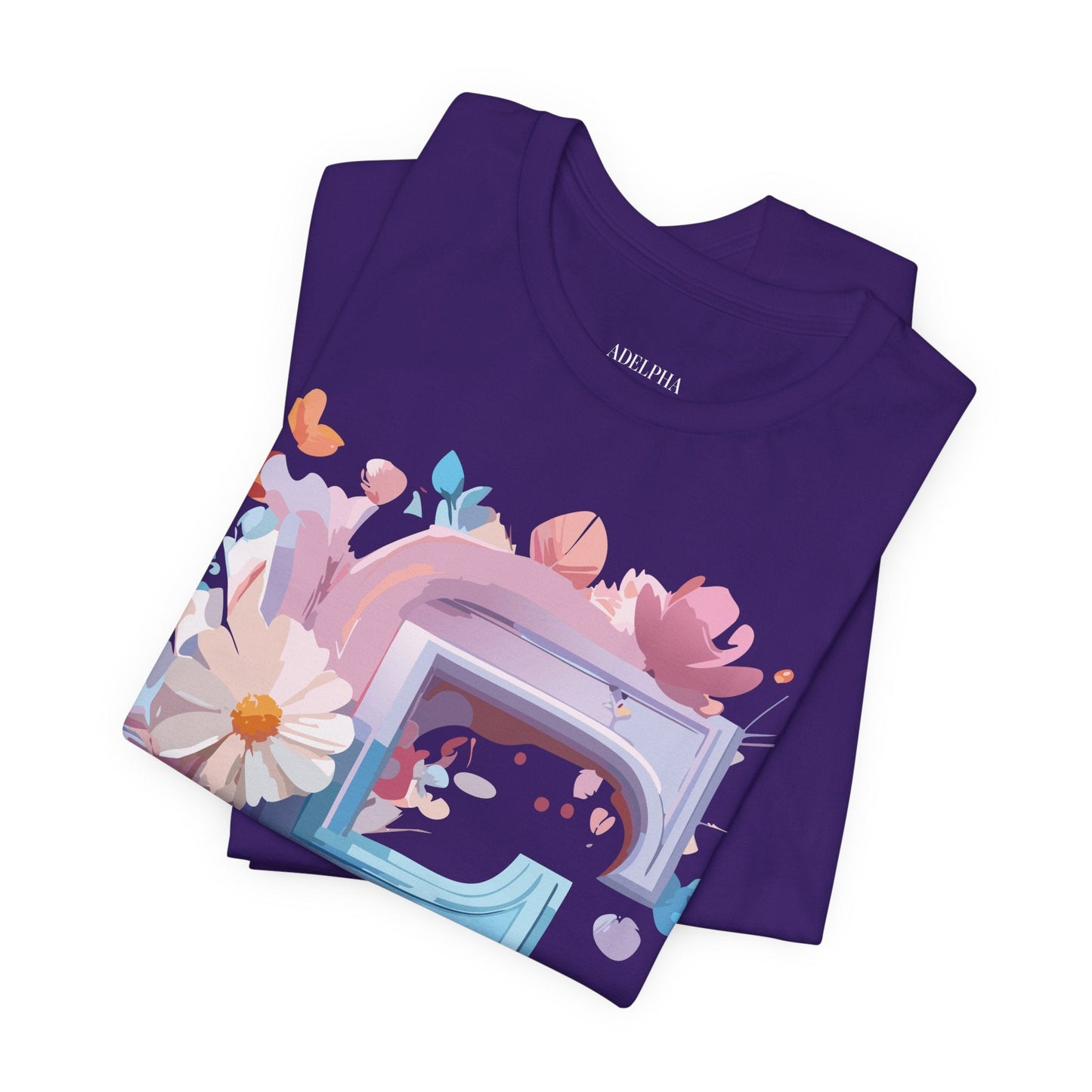 Letter F Shirt Graphic Tee Unisex Vintage Inspired Artwork From Adelpha Premium Short Sleeve