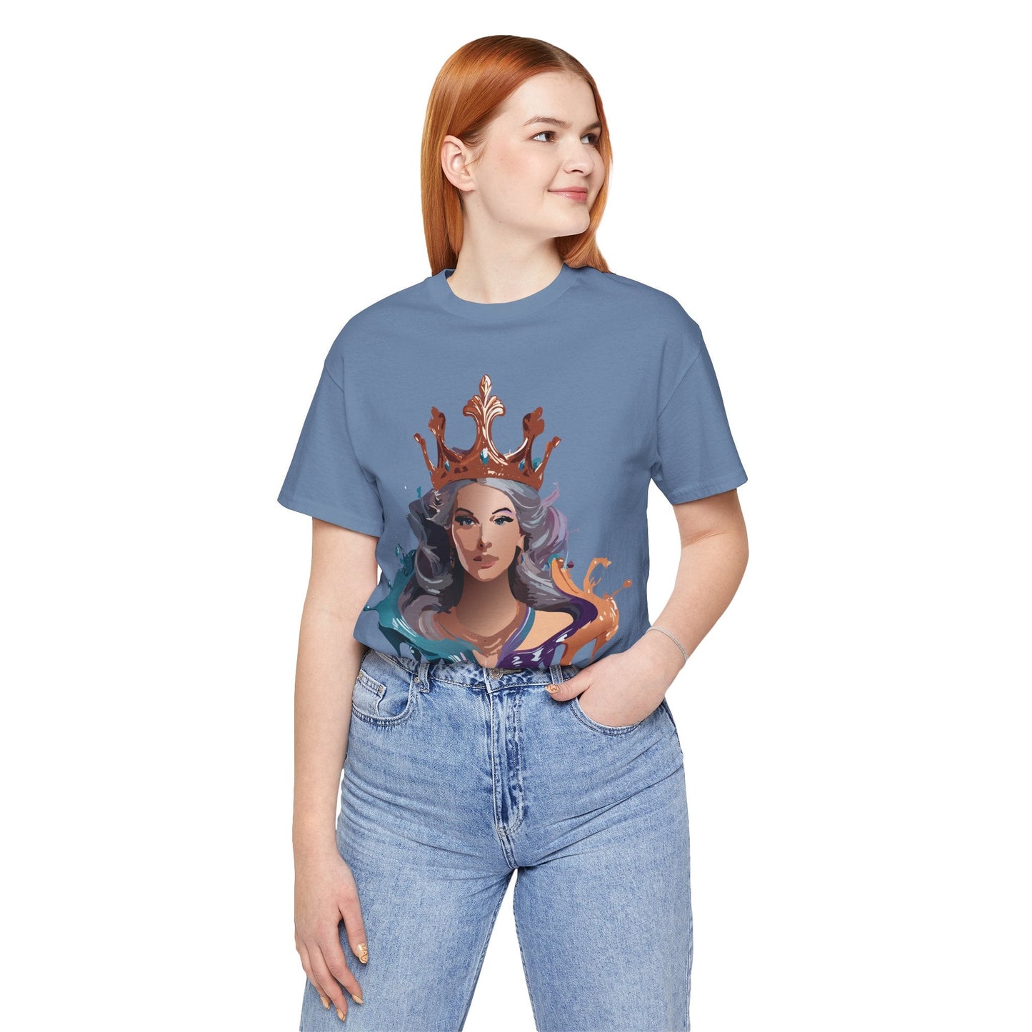 Queen Graphic Tee By Adelpha Art Design Unisex Short Sleeve Vintage Inspired Shirt