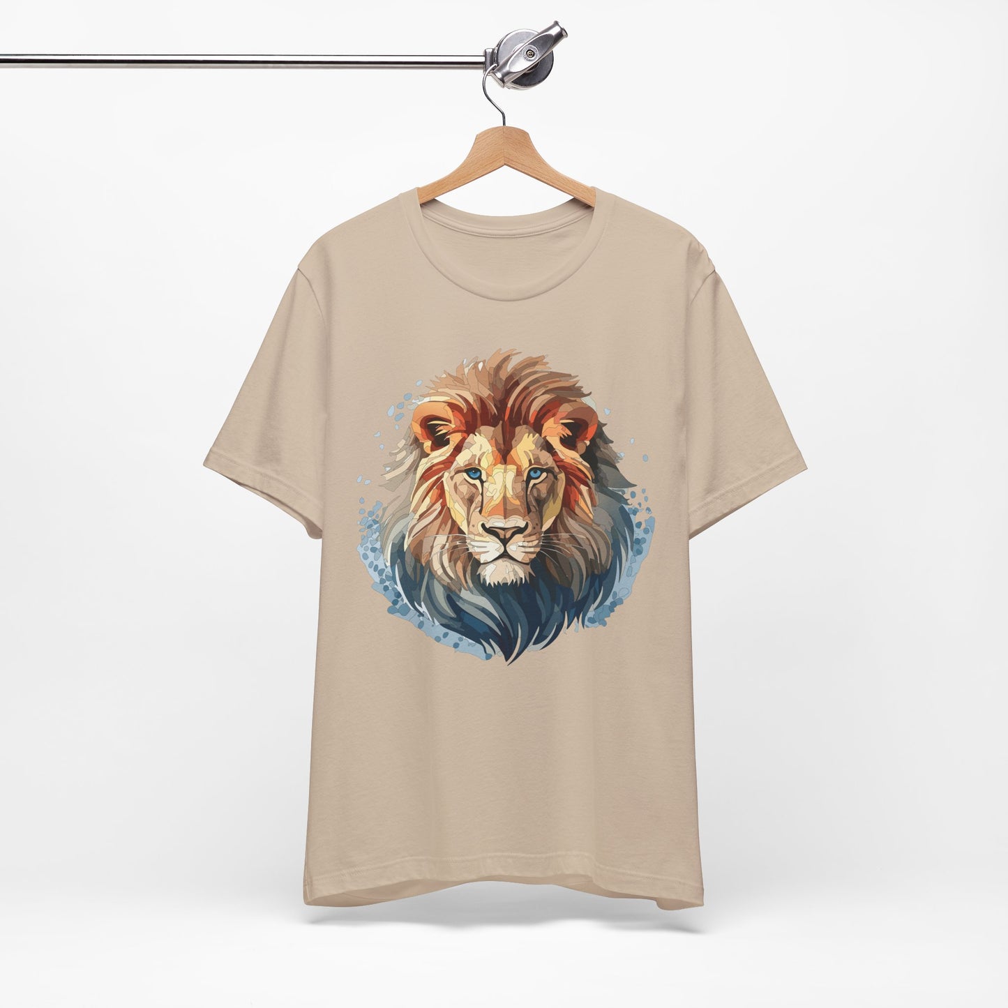 Lion Shirt, Animal Shirt, T-Shirt with Lion, Art Design Tee, Animal Tees, Safari T-Shirt 12