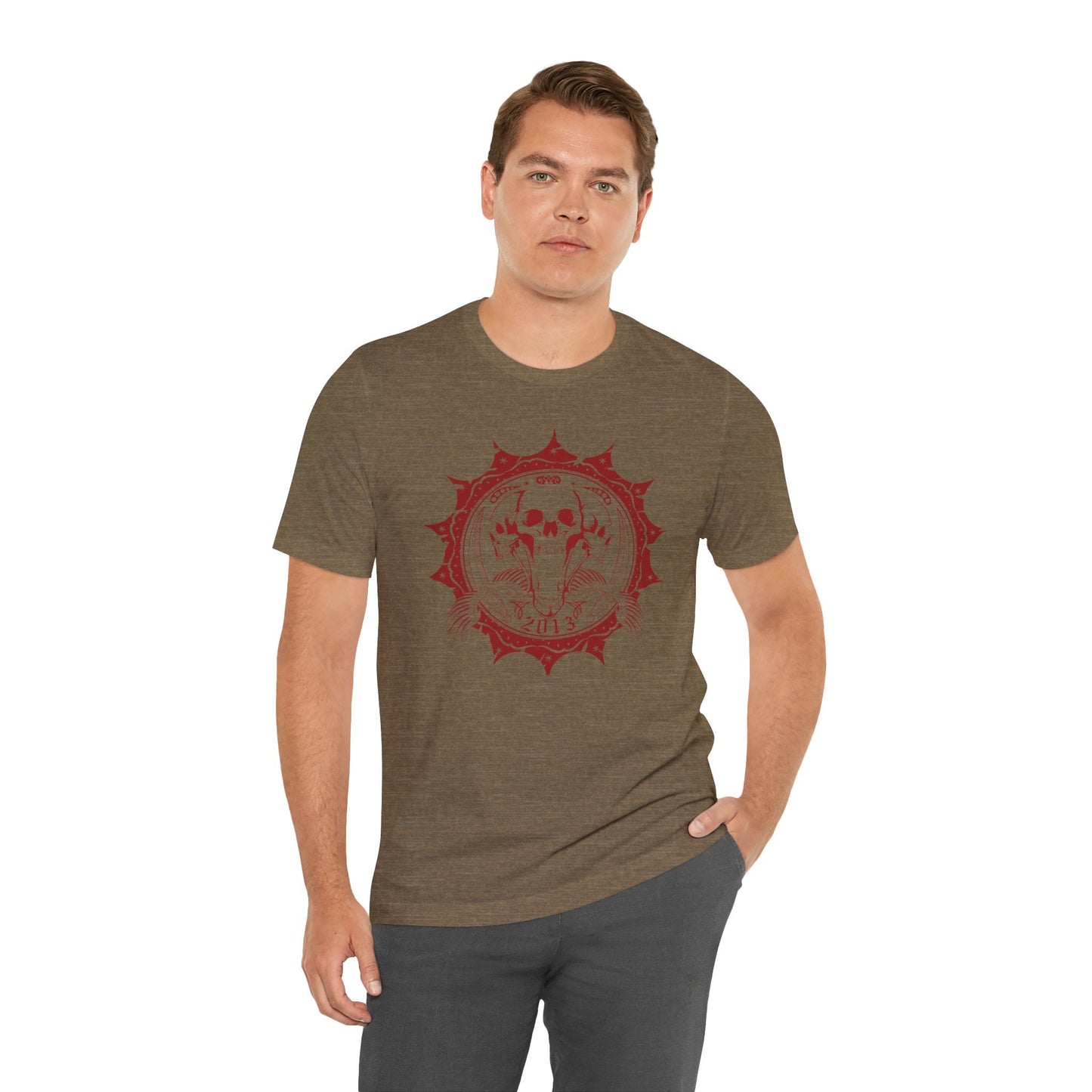 Skull Elephant Mandala Tee Boho Skull Graphic Shirt Art-51