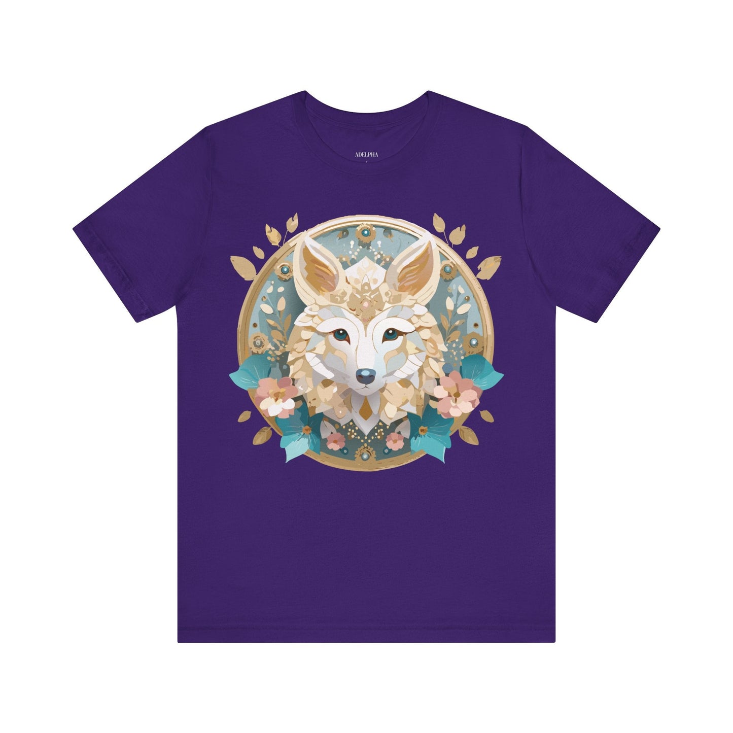 Medallion Graphic Unisex 100 Cotton Vintage Animal Medal Artwork Tee 79