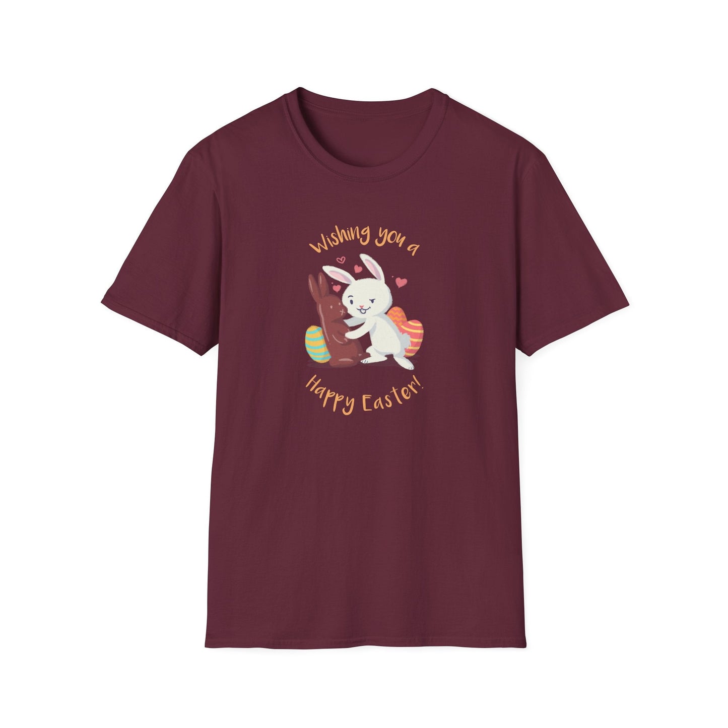 Easter Bunny T Shirt With Easter Signature And Prints Unisex Tee Design For All Occasions