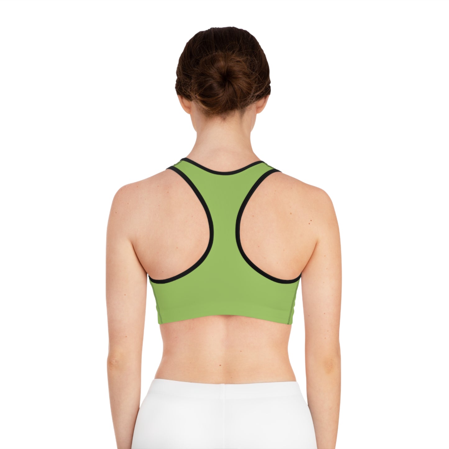 Green Color Sports Bra, Green Sports Bra 13