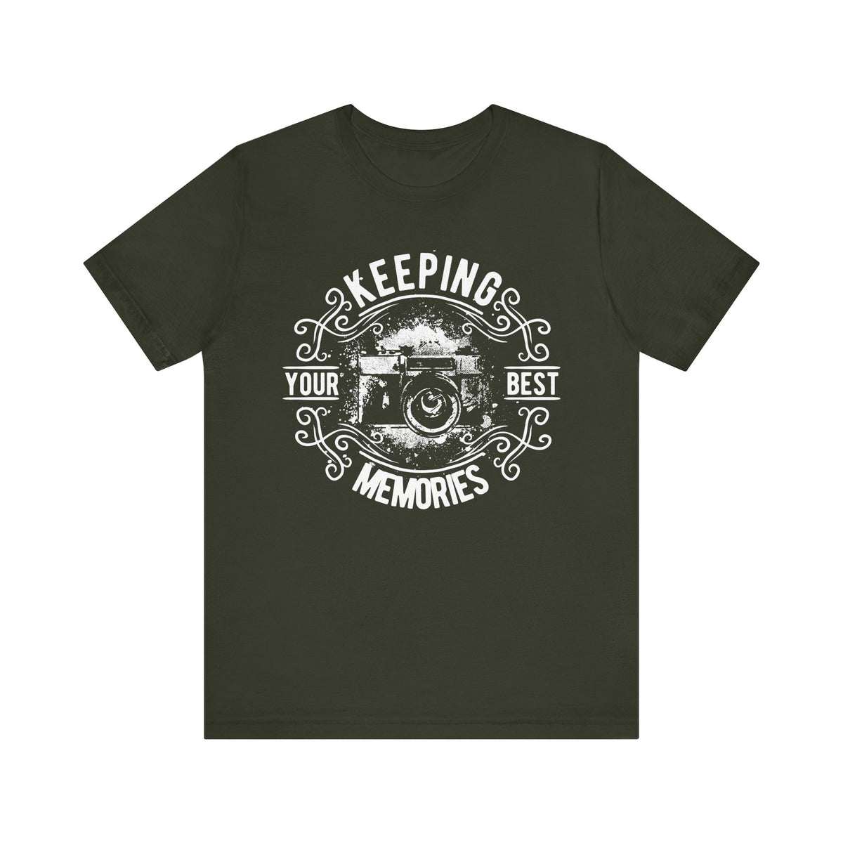 Keeping Your Best Memories T-Shirt Vintage Camera Graphic T-Shirt A-5