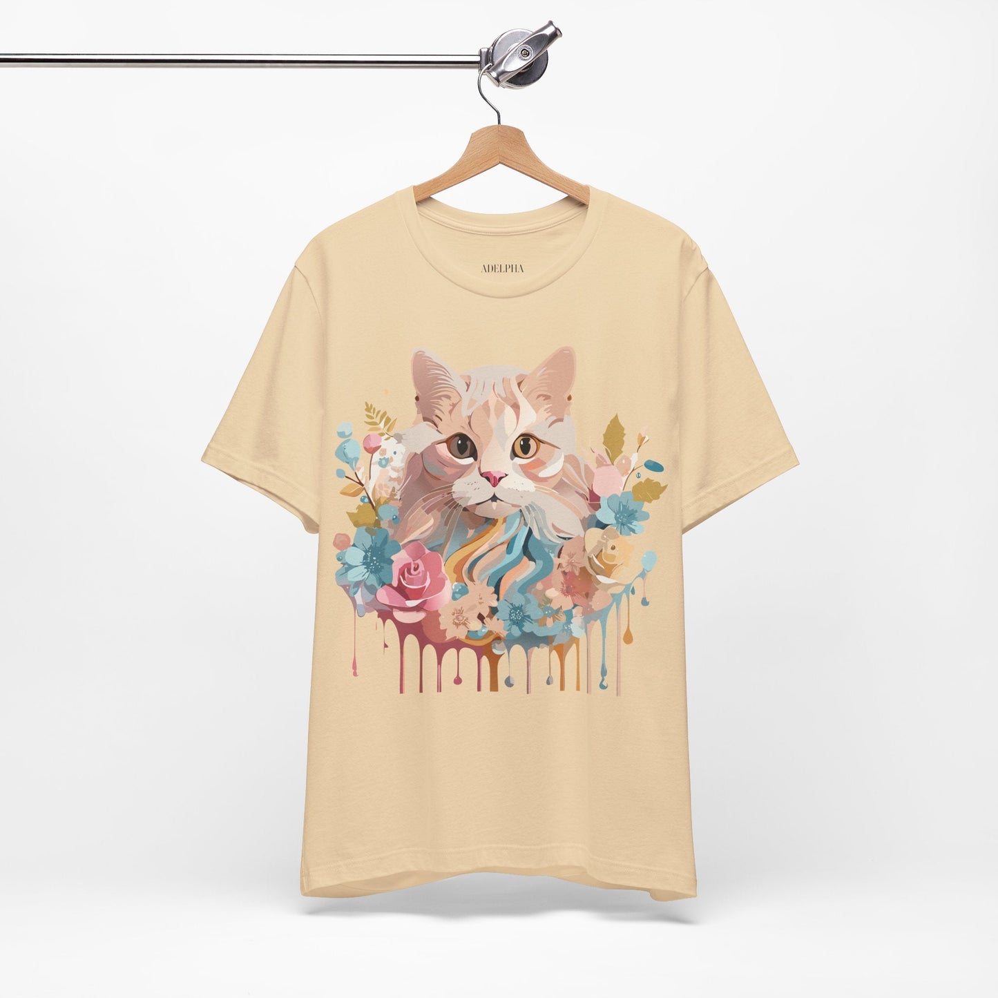 Cat Graphic Tee Unisex Shirt Adelpha Art Vintage Inspired Design