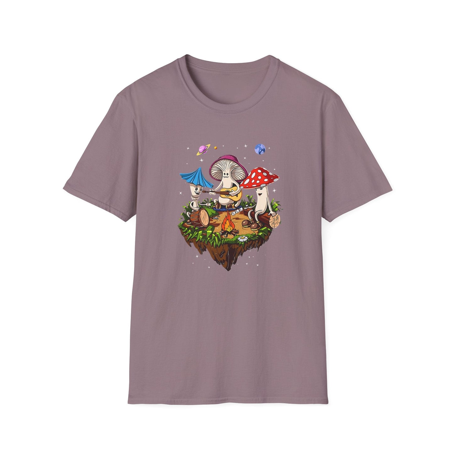 Mashroom Tee Shirt Unisex Funny Mashroom Design Gildan Softstyle 64000 Tee Softstyle Comfort