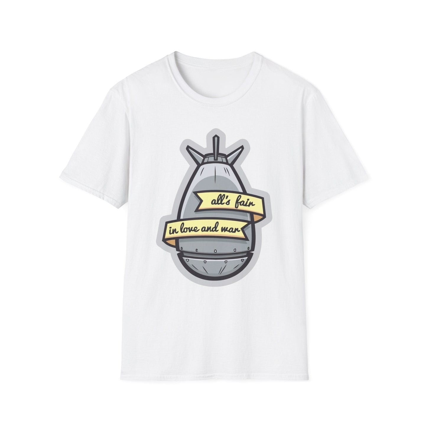 Cartoon T Shirt Animation T Shirt Funny Tee Shirt Unisex Gildan Softstyle 64000 100 Percent Cotton