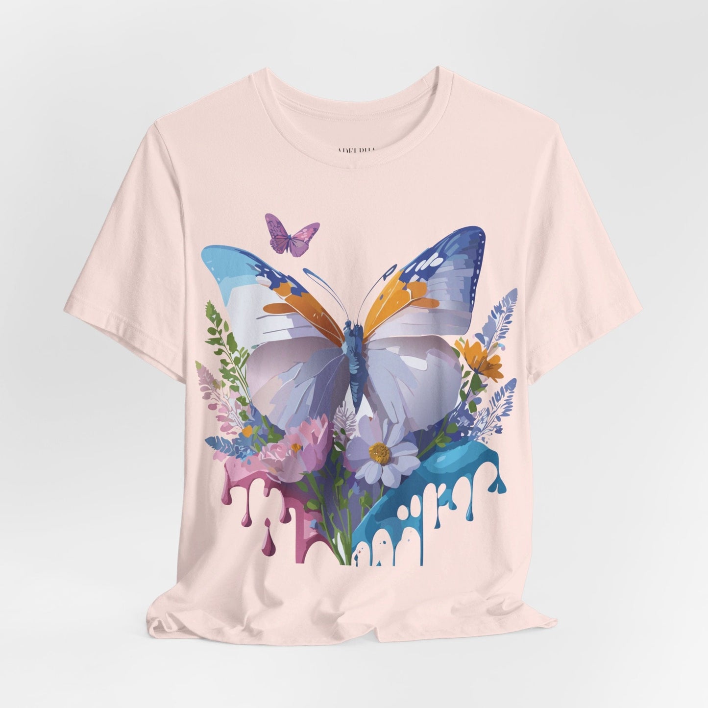 Butterfly Graphic Tee From Adelpha Vintage Artwork Unisex Short Sleeve Shirt