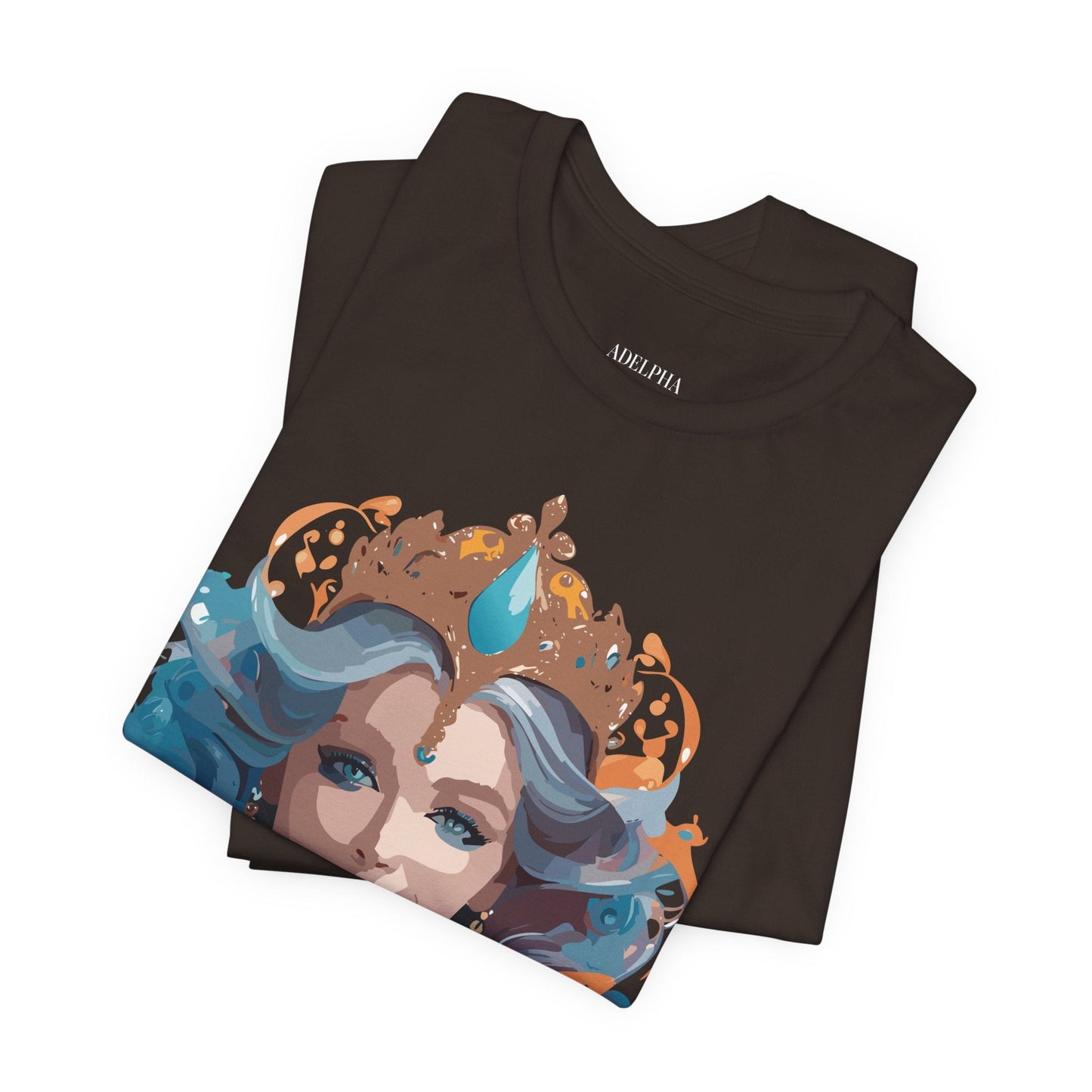 Queen Graphic Tee Unisex Adelpha Vintage Artwork Short Sleeve Premium Casual Wear