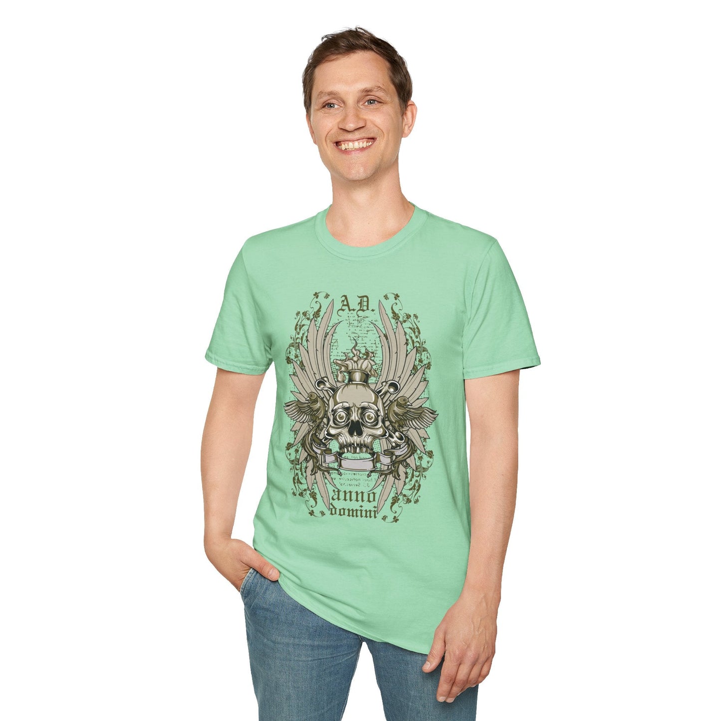 Unisex Art Design T Shirt With Graphic Artwork Softstyle Gildan 64000 Tee Premium Cotton