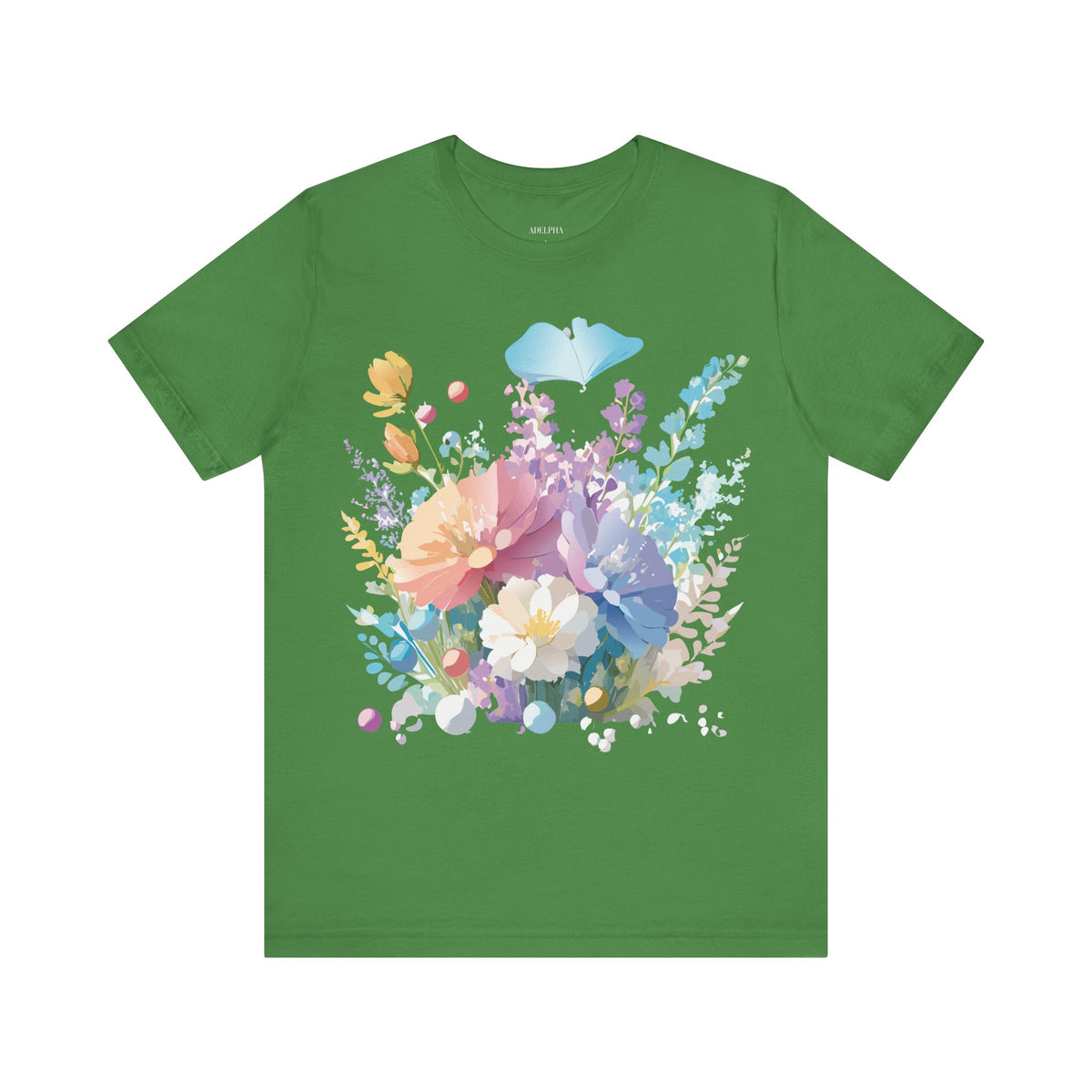 Floral Graphic Tee Shirt - Bella+Canvas Unisex 100 Cotton 9