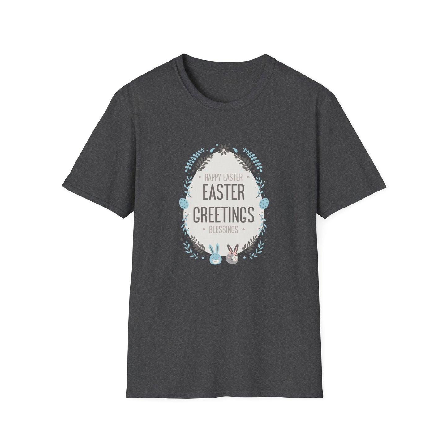 Gildan Easter Unisex Softstyle 64000 T Shirt With Easter Print Design Short Sleeve Tee Edition