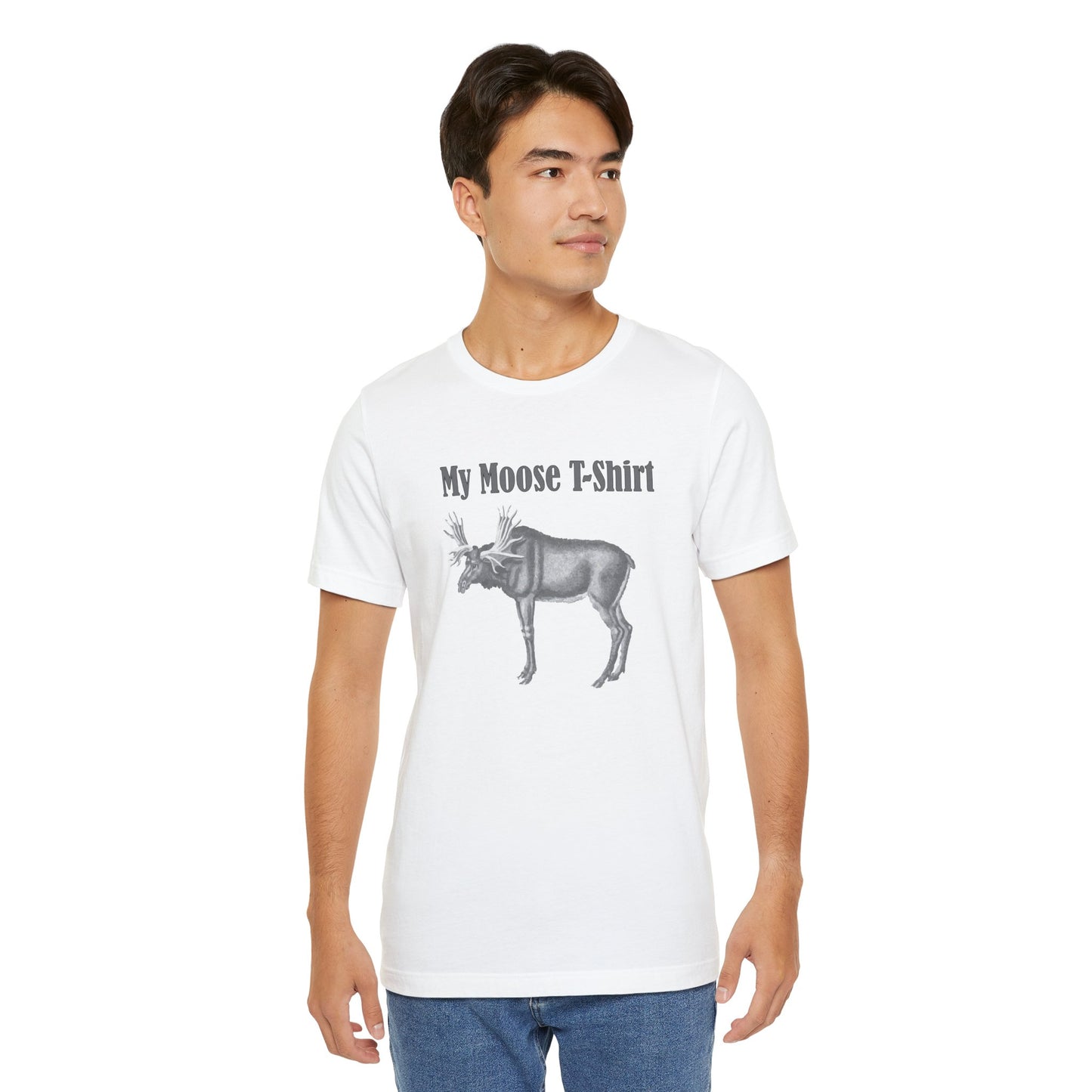 Unisex Cotton Tee Shirt with animals Print