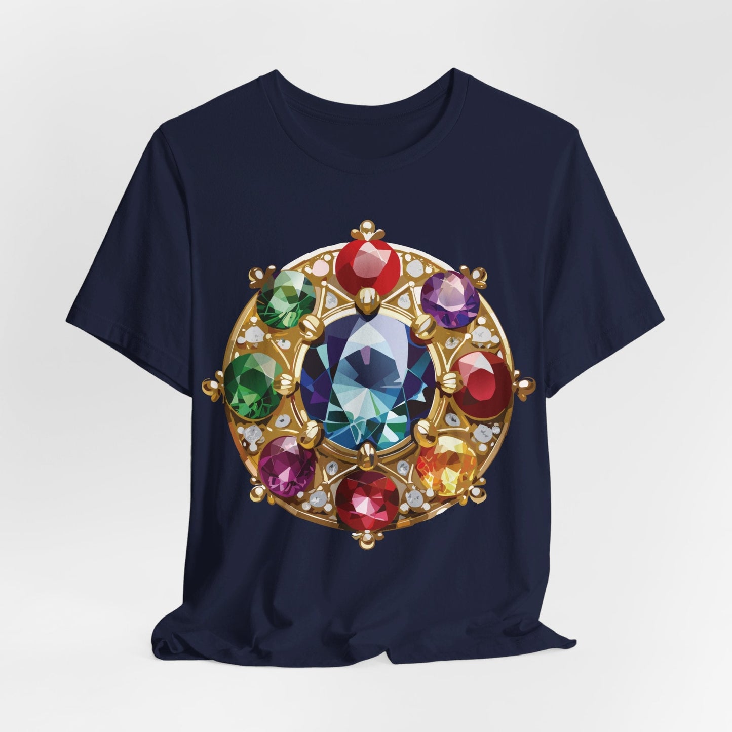 Jewelry Graphic Unisex 100 Cotton Vintage Treasure Art T-Shirt 39