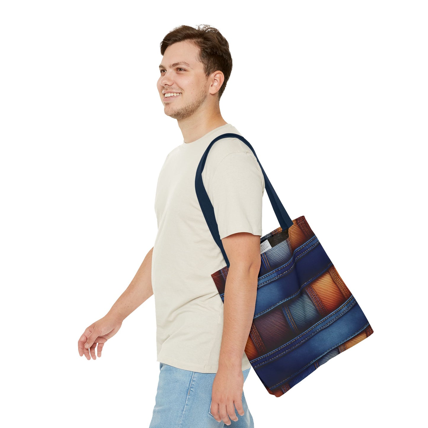 Denim Canvas Bag, Tote Bag Denim