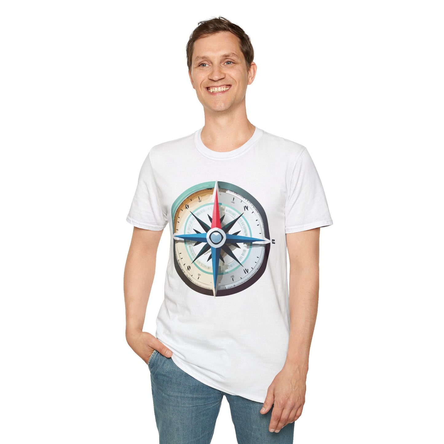 Compass Navigator Graphic Tee Unisex 100 Cotton 17