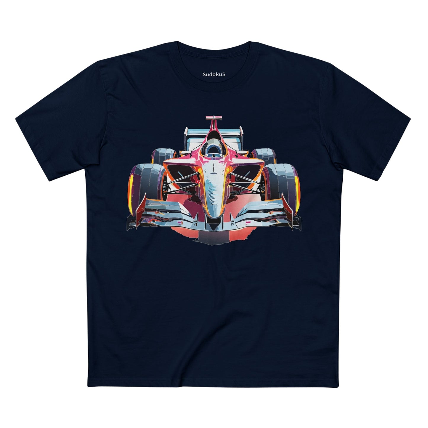 Car Graphic Unisex 100 Cotton Staple Tee 7