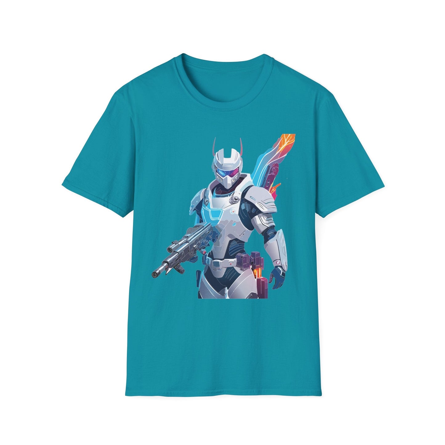 Robocop T Shirt Unisex Softstyle 64000 Graphic Tee 100 Percent Ring Spun Cotton Comfort