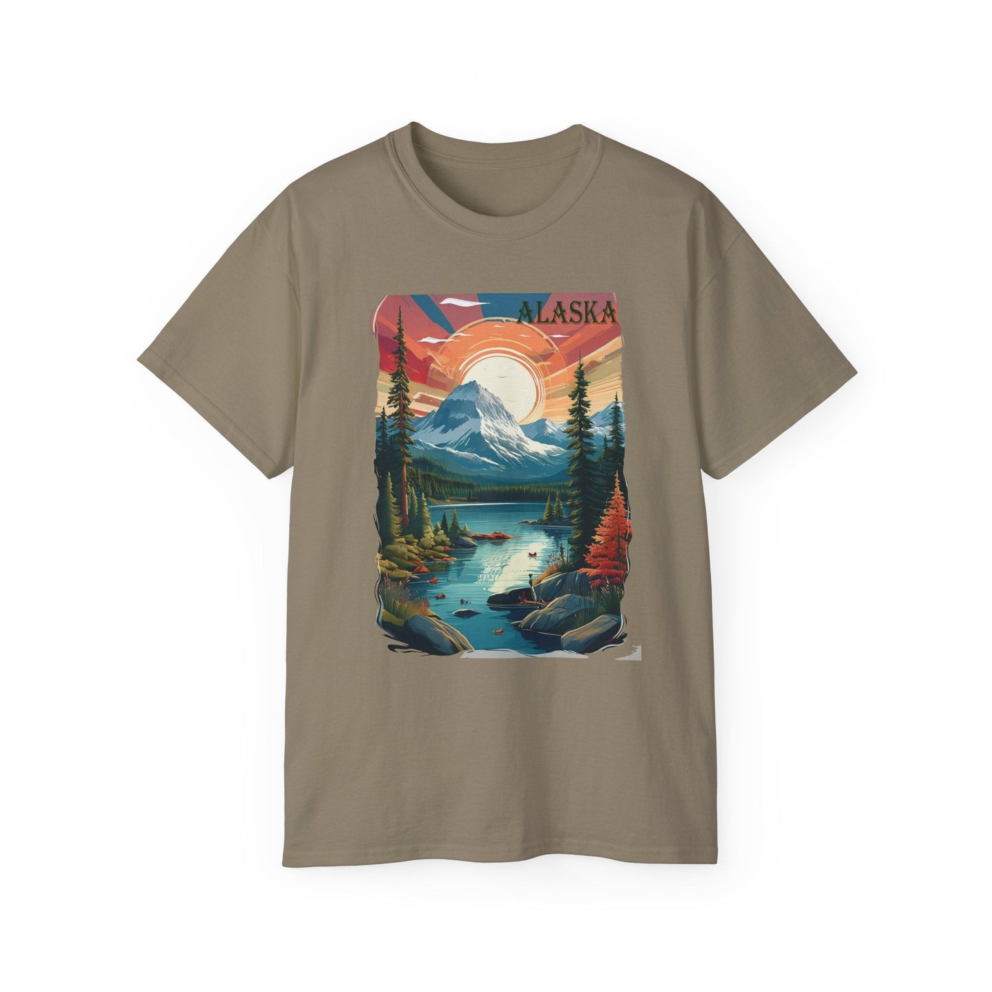 Alaska Graphic Unisex Cotton T‑Shirt 4
