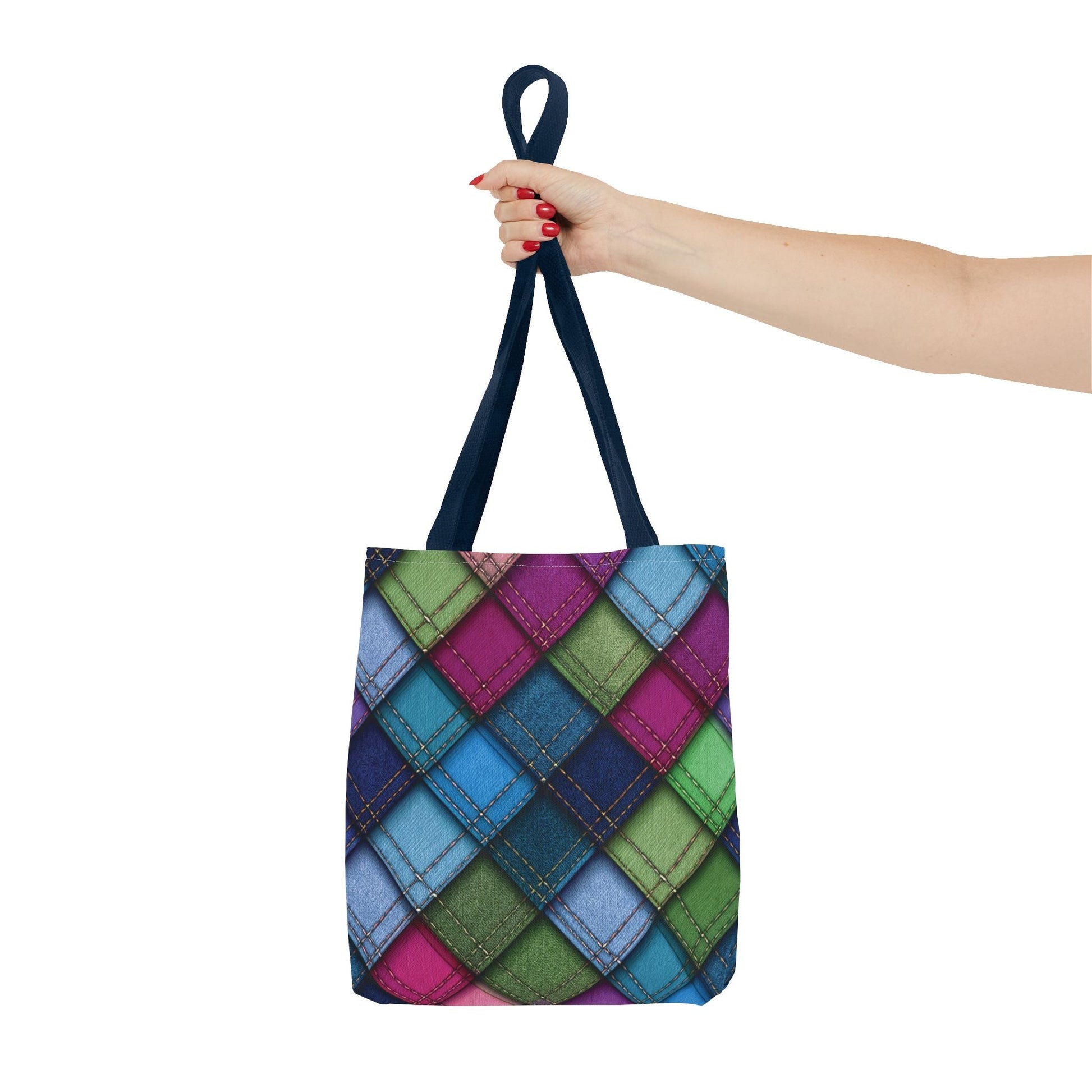 Denim Canvas Bag, Tote Bag Denim Printify