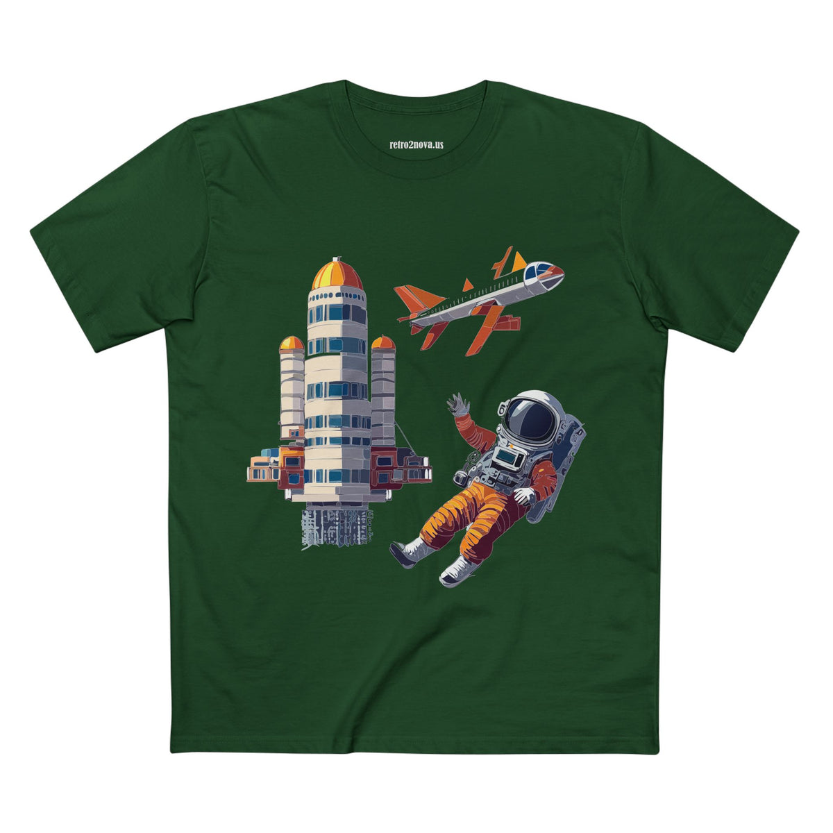 Cosmos Astronaut Graphic Tee Staple Unisex 100 Cotton Tee Shirt - CS-17