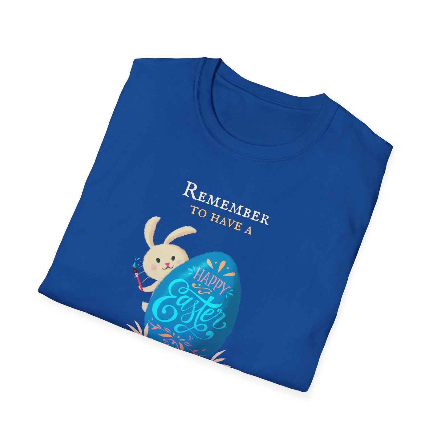 Easter Bunny Egg T Shirt Unisex Softstyle Tee With Easter Signature Prints And Design