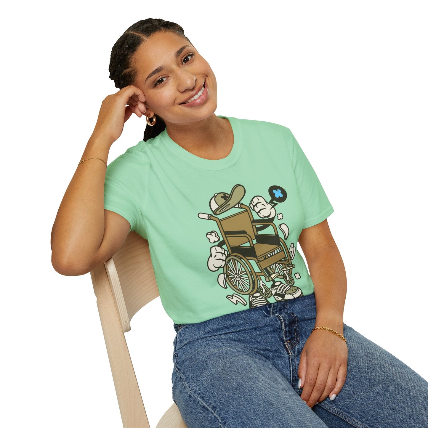 Cartoon T Shirt Animation Artwork Unisex Softstyle Tee 100 Percent Cotton Premium Graphic Tee