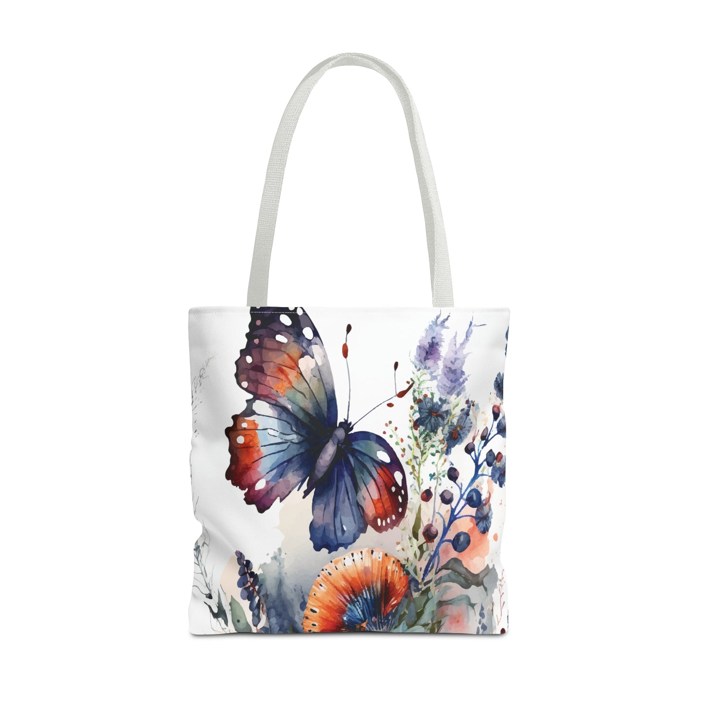 Canvas Bag with Butterfly Prints