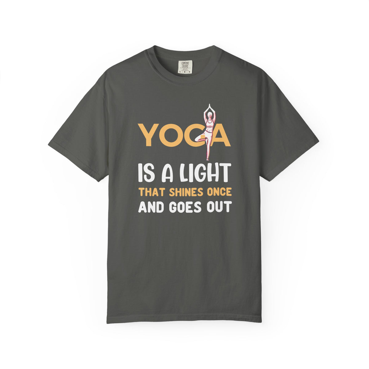 Yoga Lovers Unisex Comfort Colors Garment-Dyed Heavyweight 100 Cotton Art Design T-Shirt w1