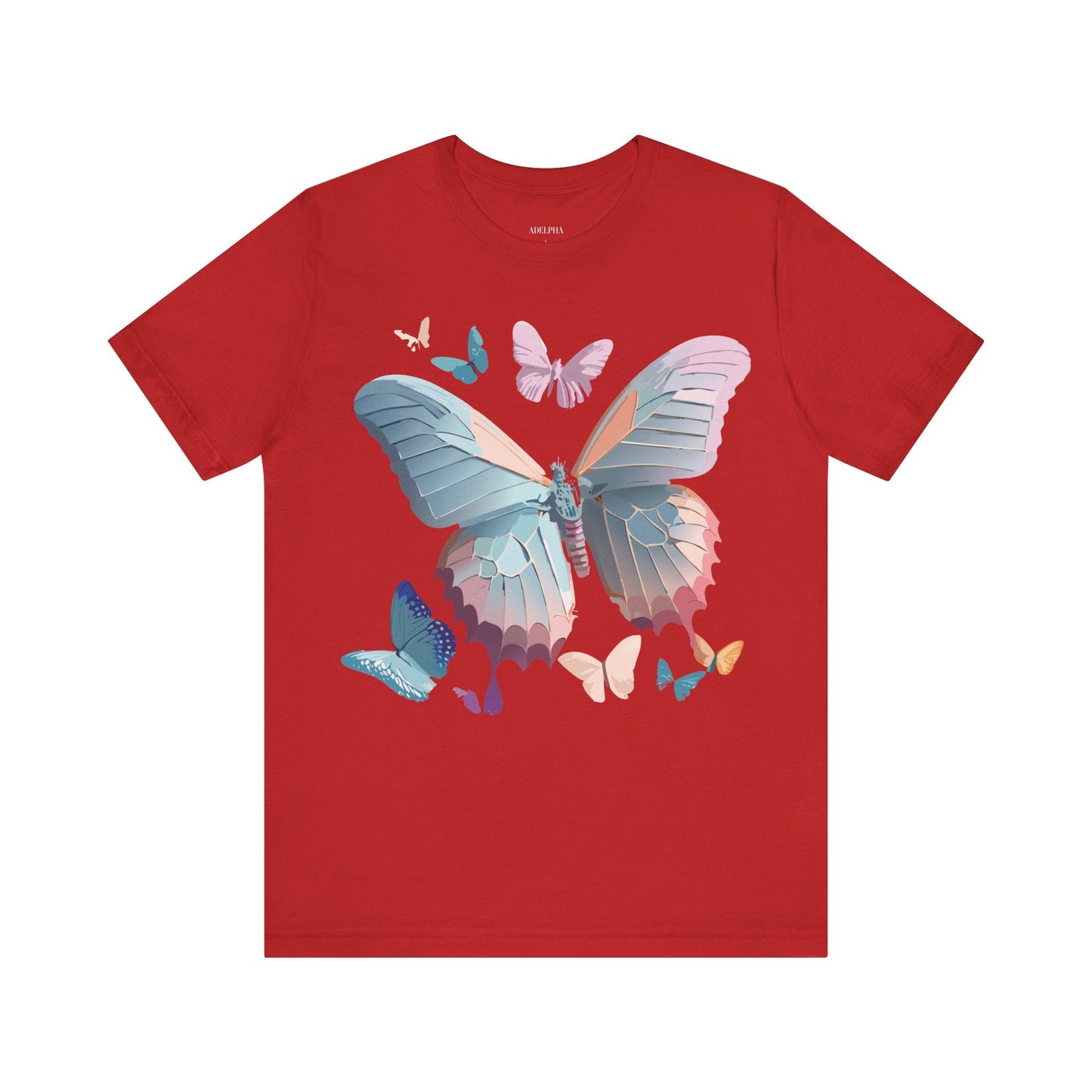 Adelpha Butterfly Graphic Tee Unisex Short Sleeve Vintage Art Design