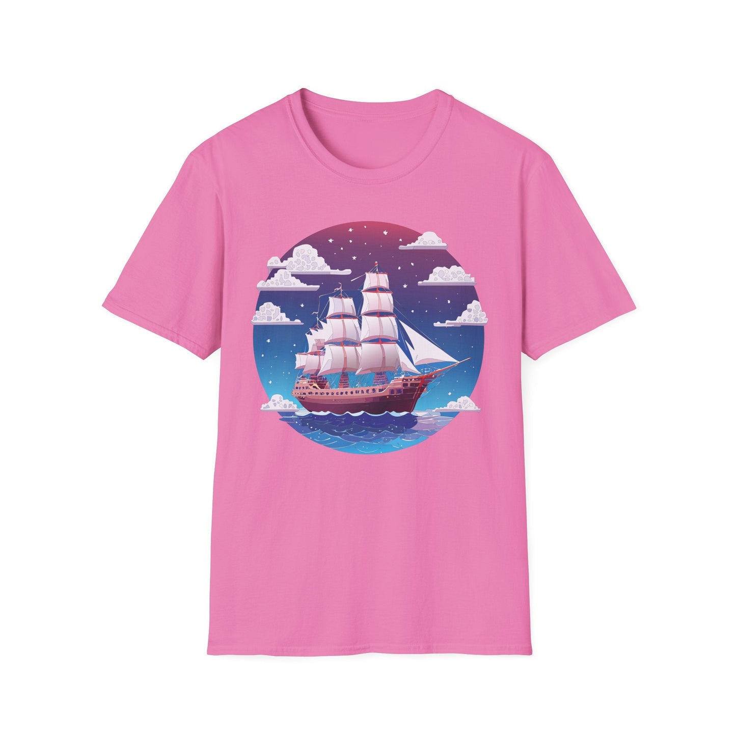Ship T Shirt Frigate T Shirt Vessel Tee Shirt Unisex Softstyle 100 Percent Ring Spun Cotton