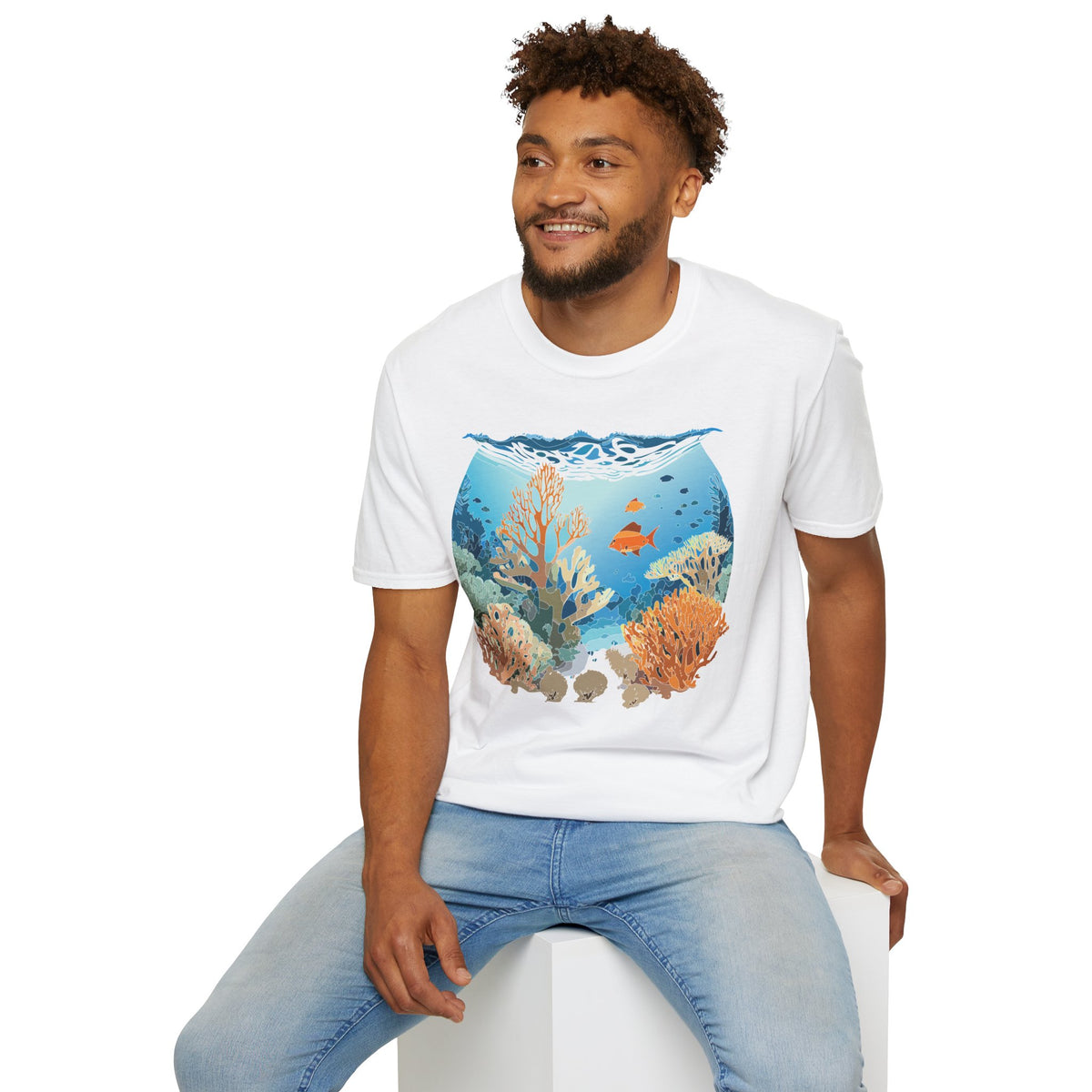 Ocean U boat Graphic Tee Gildan Unisex 100 Cotton Tee Shirt c35