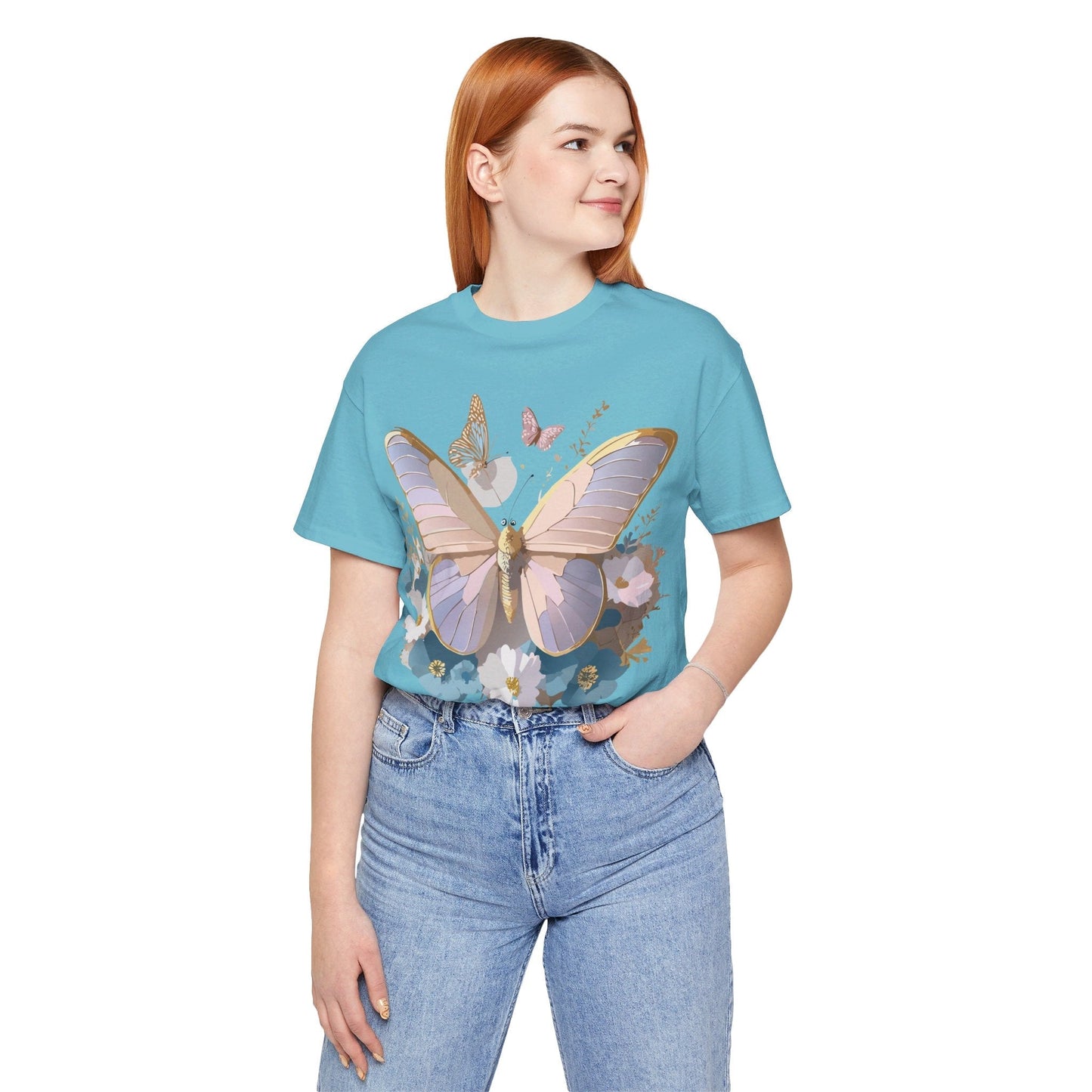 Adelpha Graphic Butterfly Shirt Unisex Jersey Short Sleeve Tee