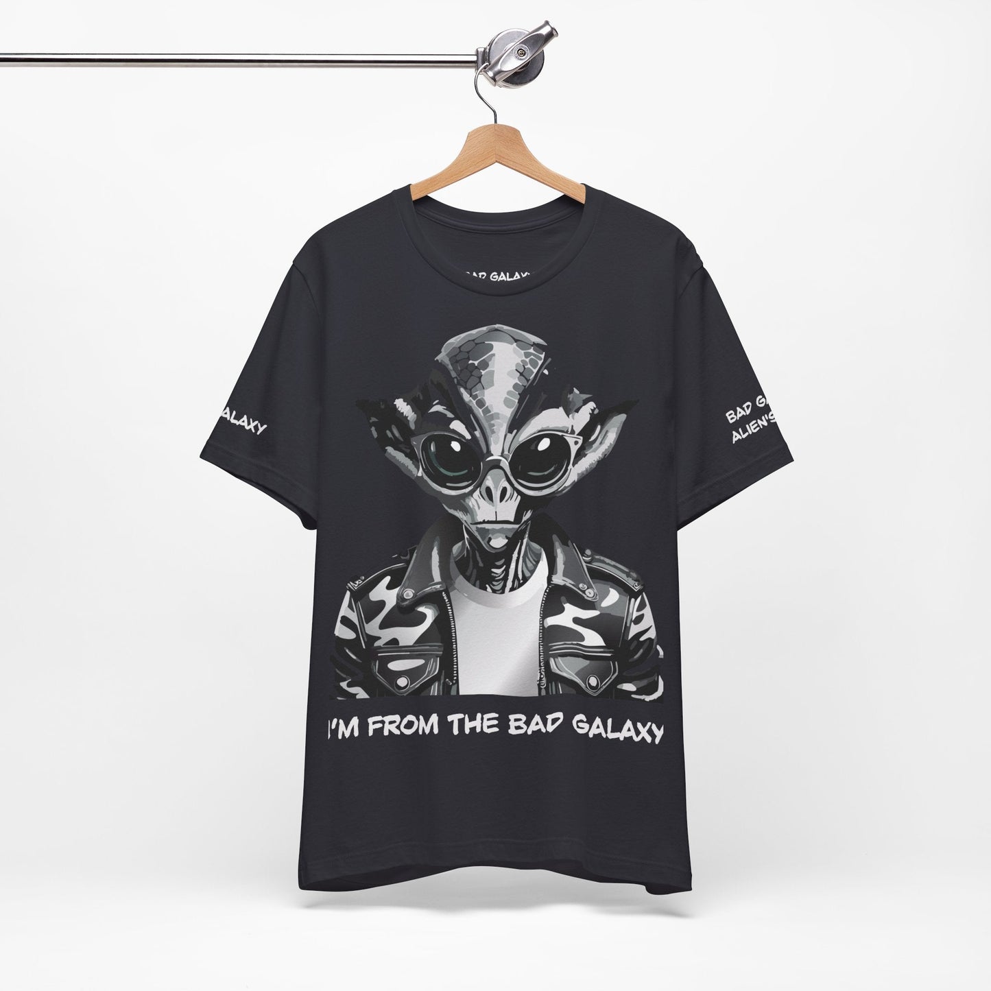 Alien T Shirt From Bad Galaxy Made To Order 100 Cotton Eco Friendly Inks Soft Comfortable