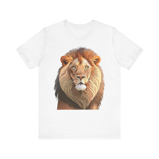 Unisex Animal Graphic Tee Shirt With Wild Animals Art Design For Everyday Wear Casual