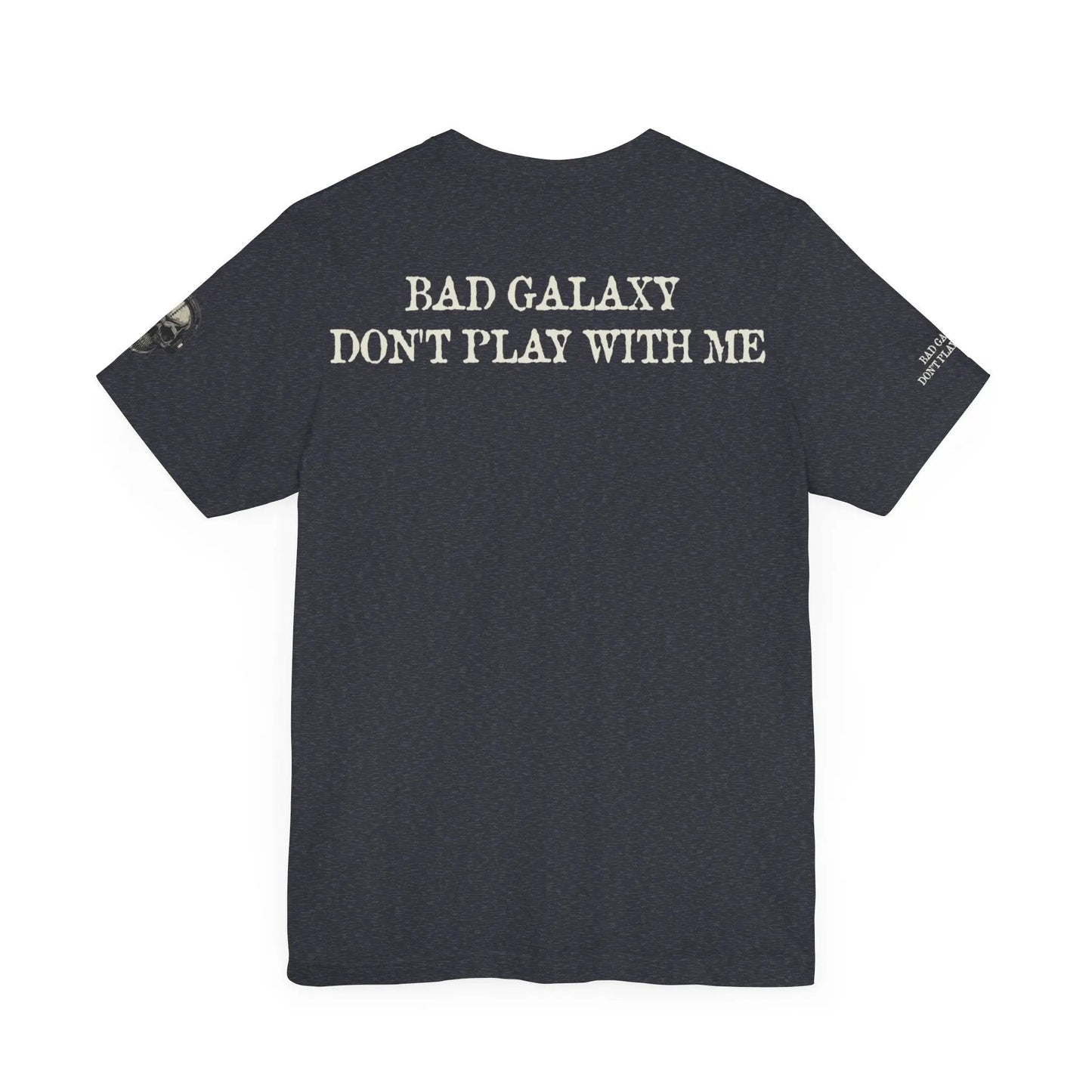 Skull T Shirt From Bad Galaxy 100 Percent Cotton Eco Friendly Made In USA With Durable Stitching